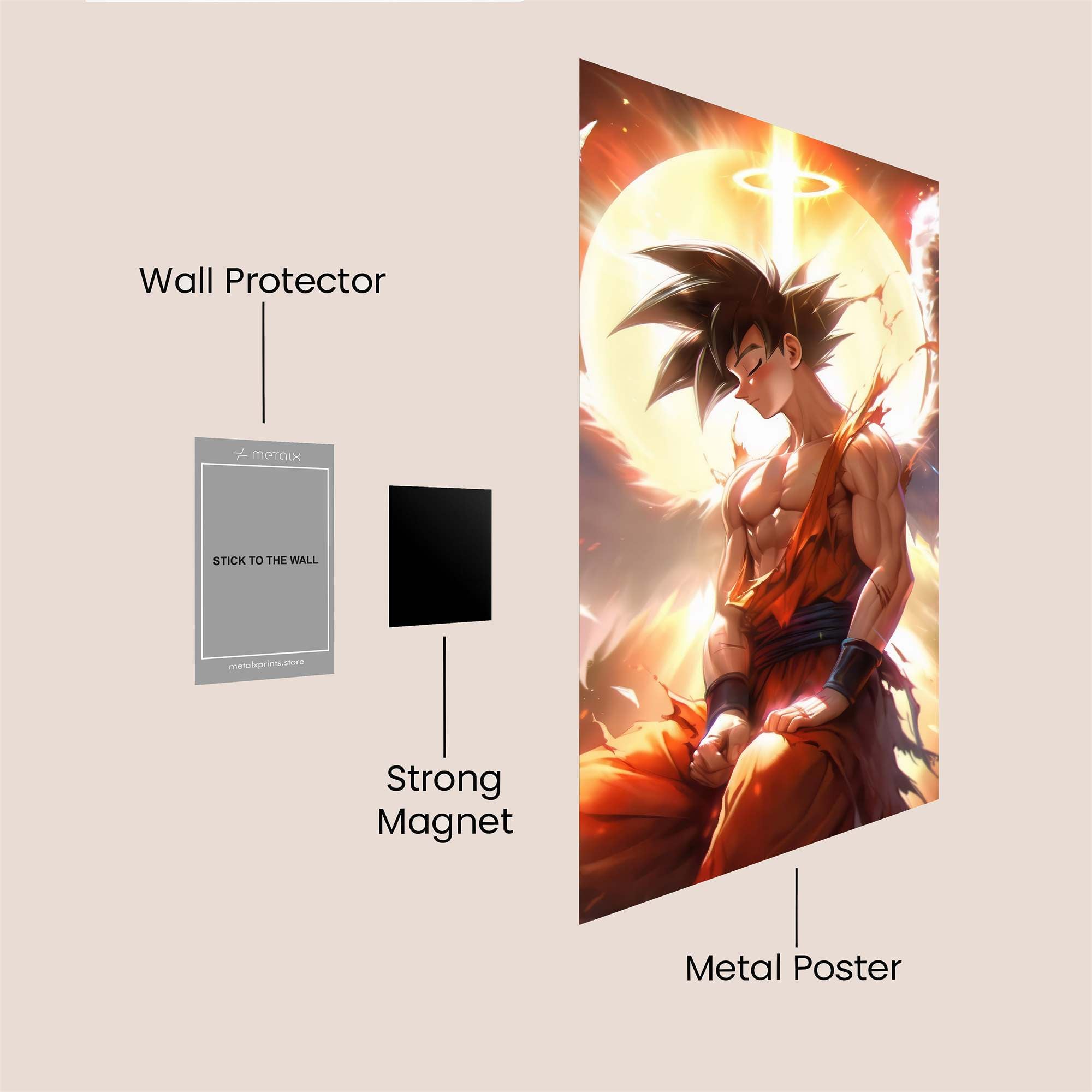 Goku Ascension Safe Wall Magnetic / M