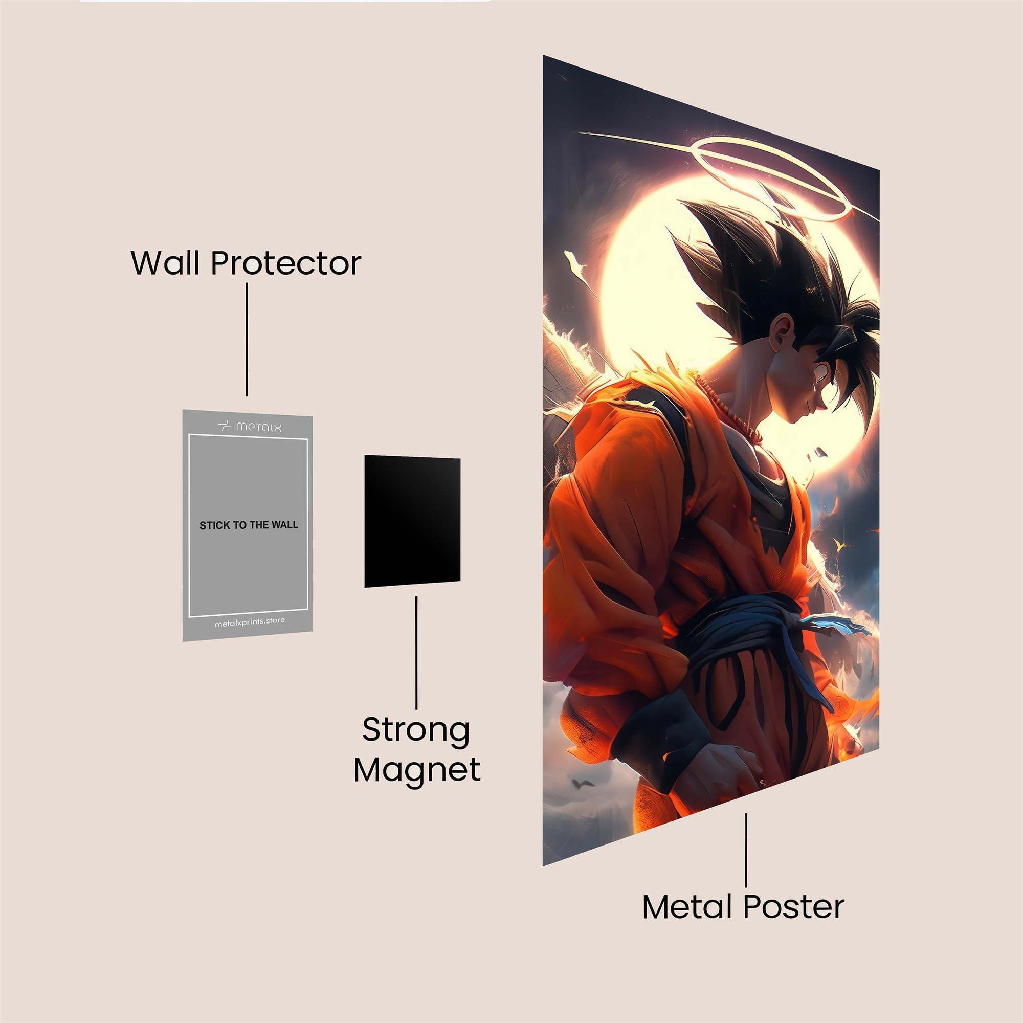 Heavenly Warrior Safe Wall Magnetic / M