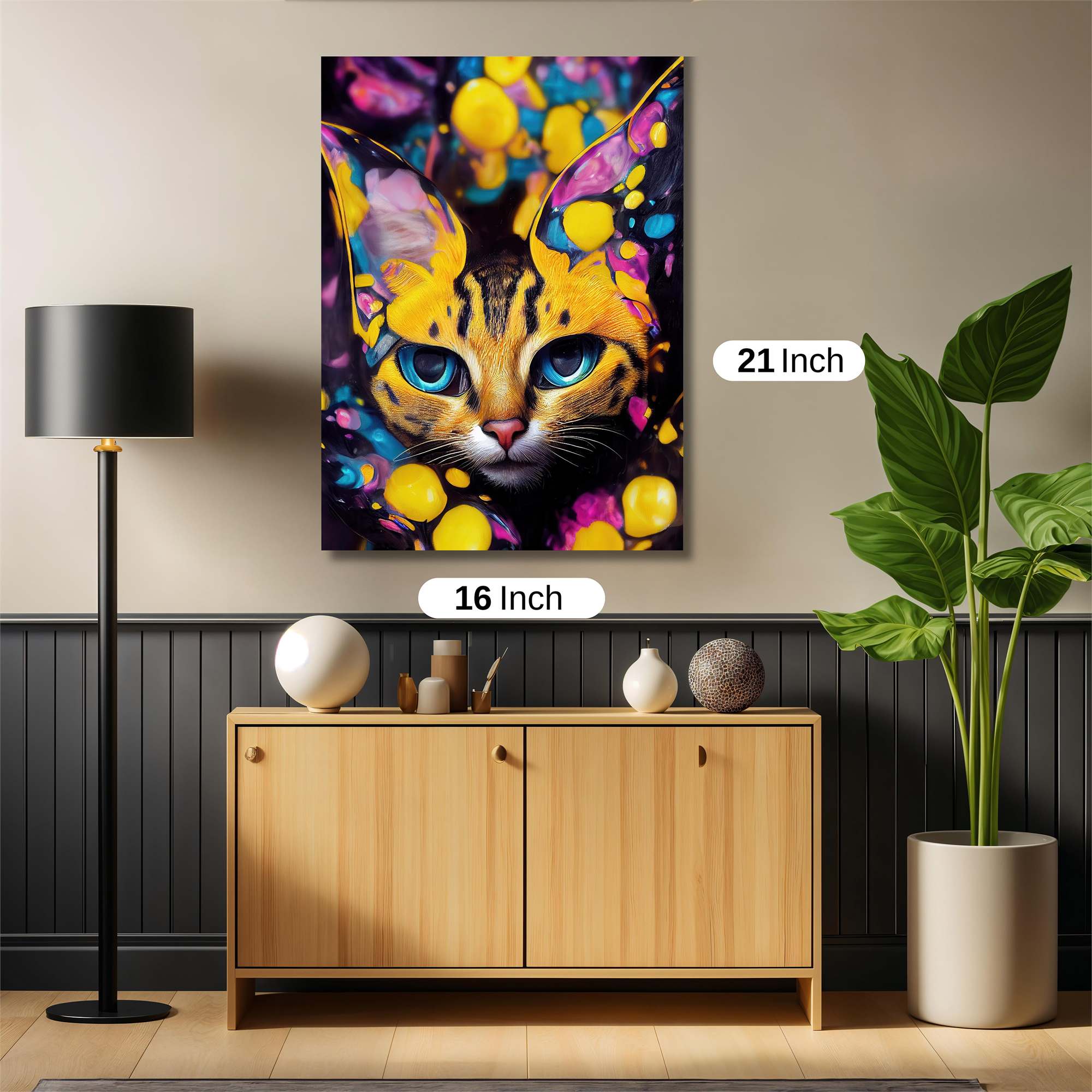 Vibrant Whiskers Safe Wall Magnetic / M