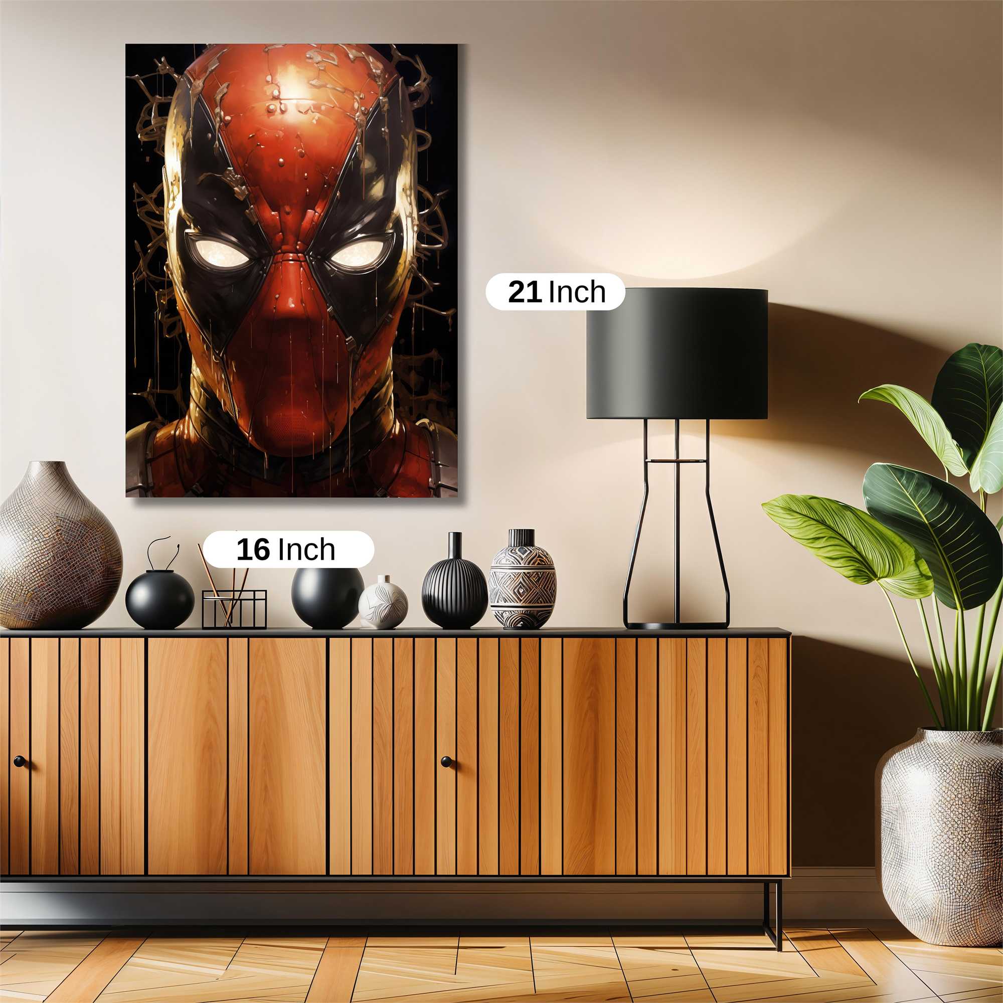Deadpool Drenched Safe Wall Magnetic / M