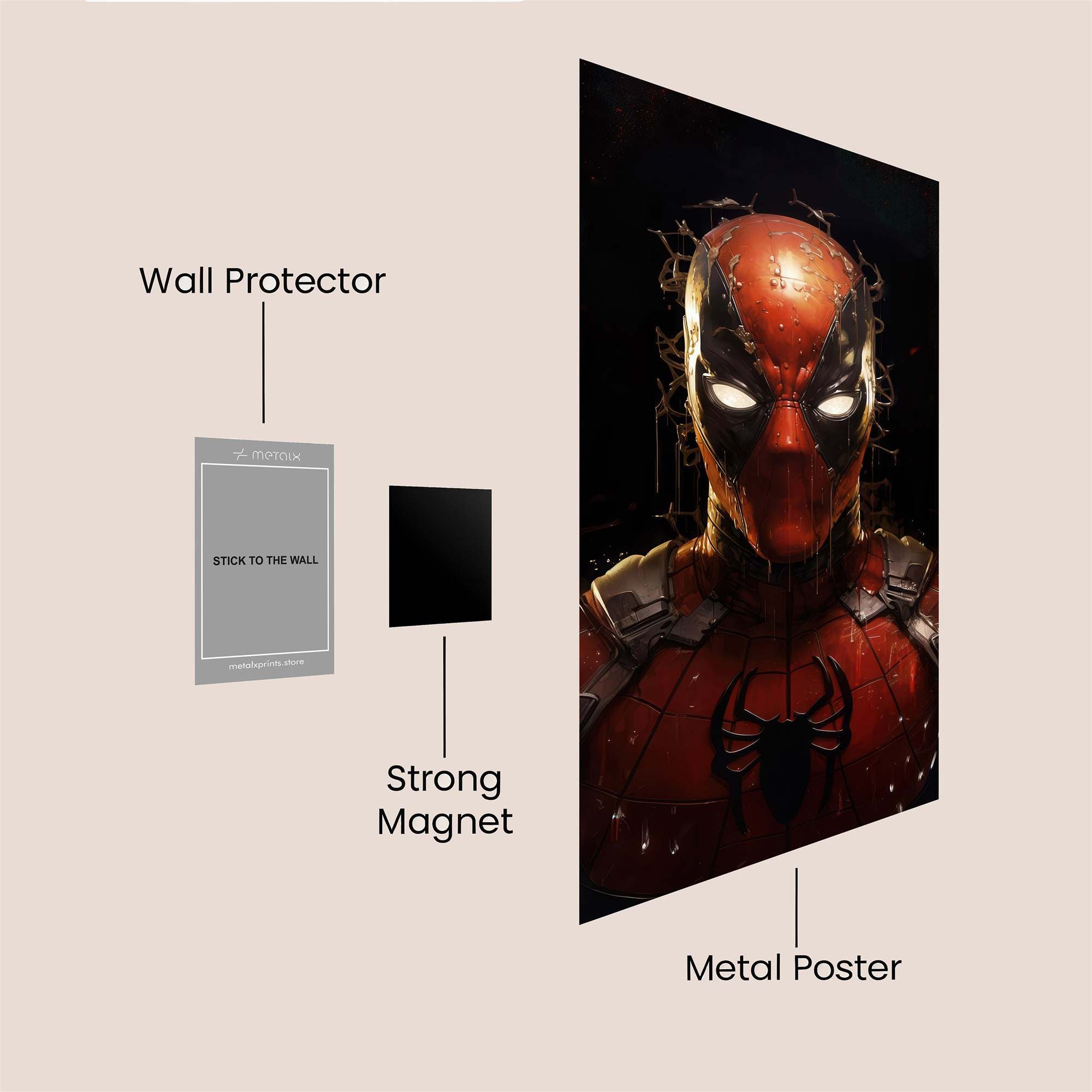 Spidey Fusion Safe Wall Magnetic / M