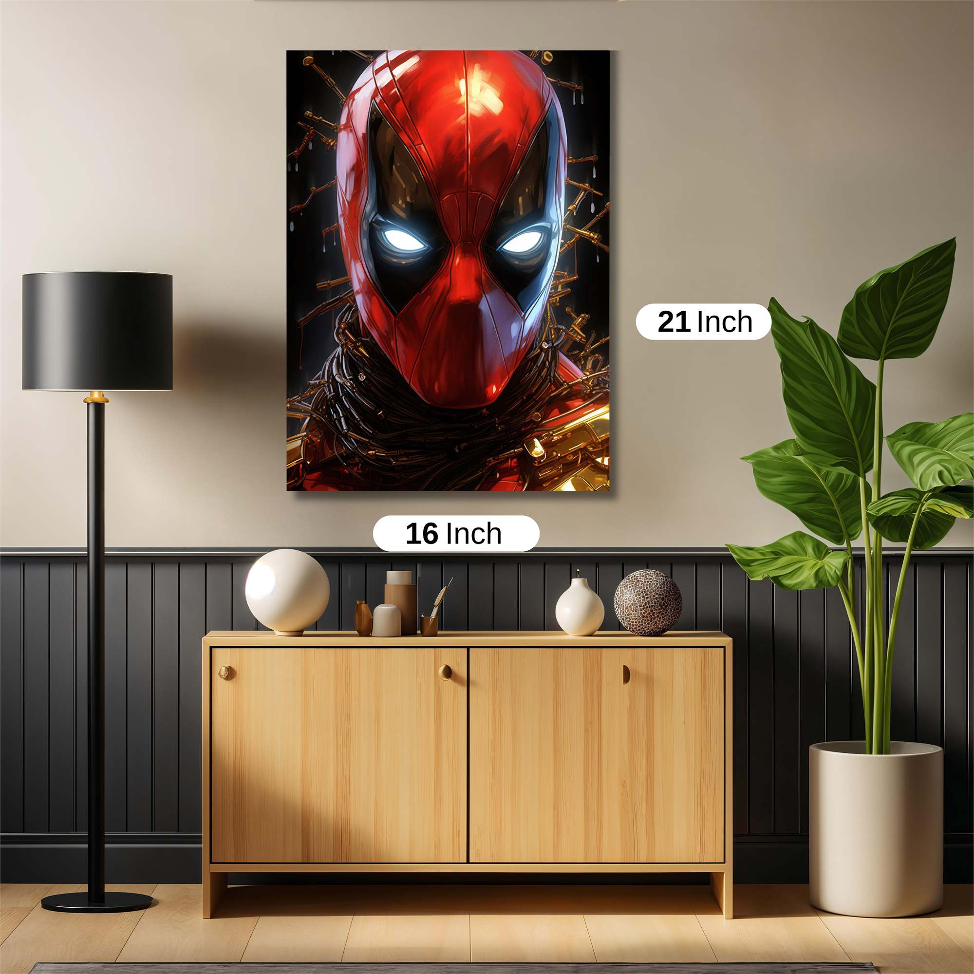 Deadpool Dazzle Safe Wall Magnetic / M