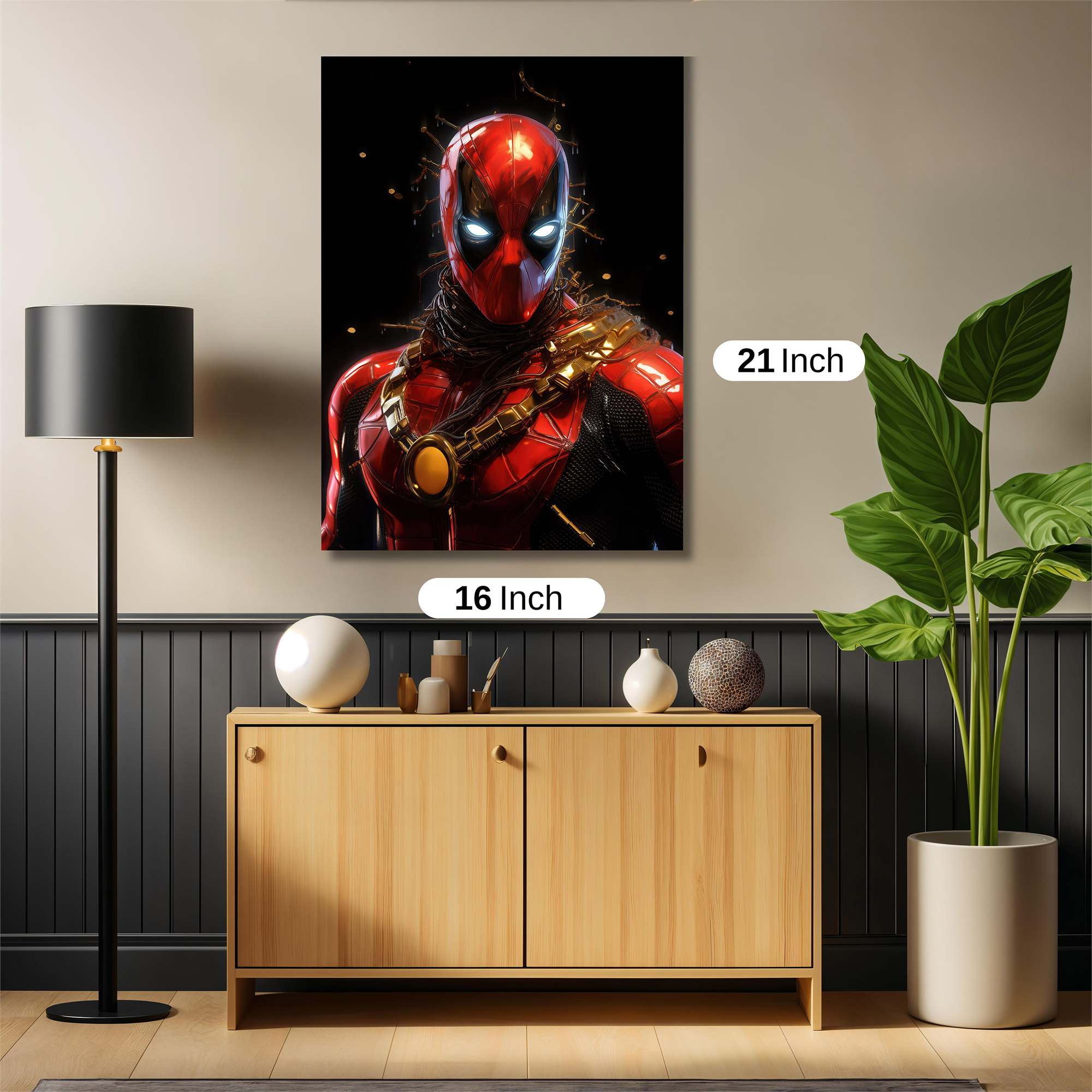 Spider-Man Illuminated Safe Wall Magnetic / M
