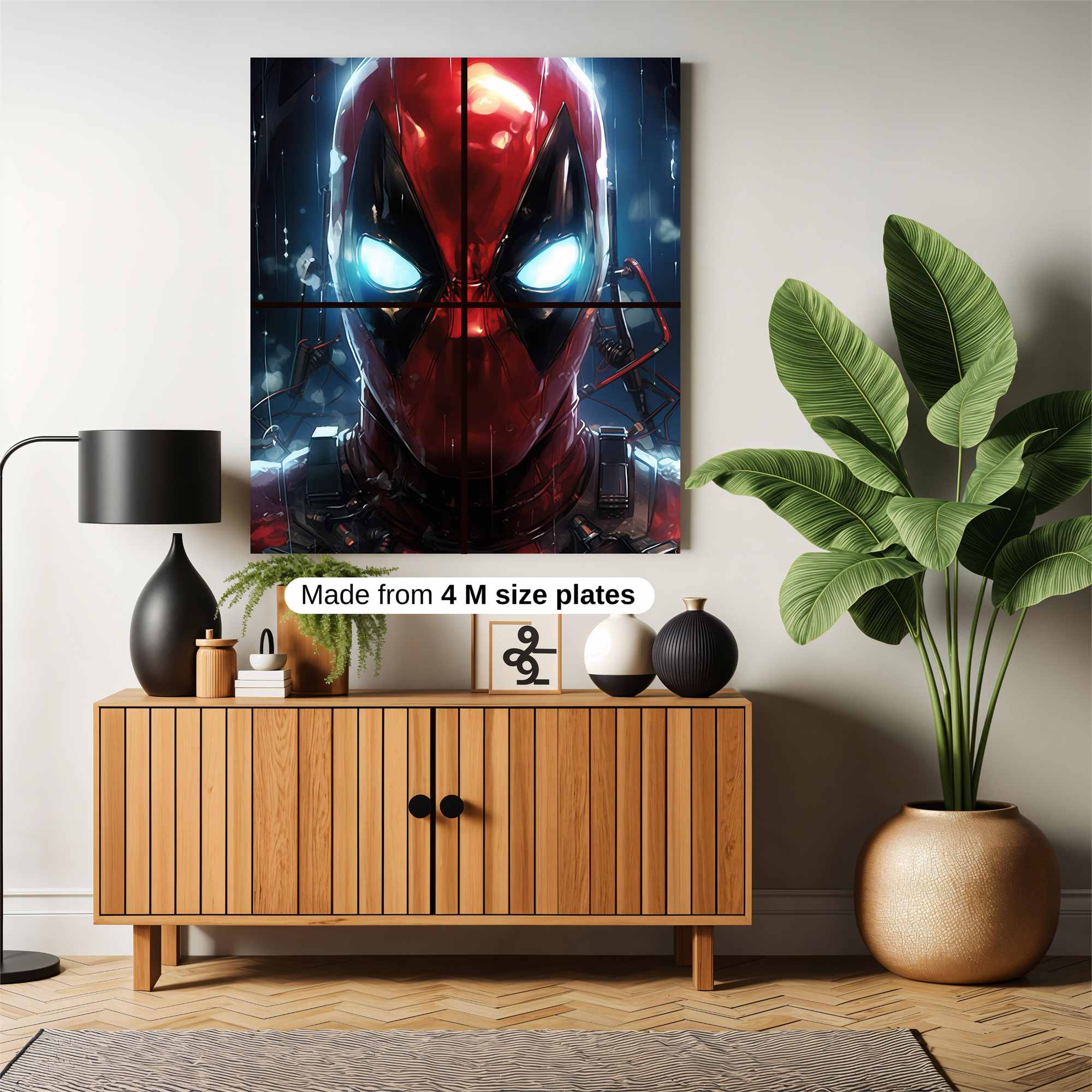 Deadpool Luminosity Safe Wall Magnetic / M
