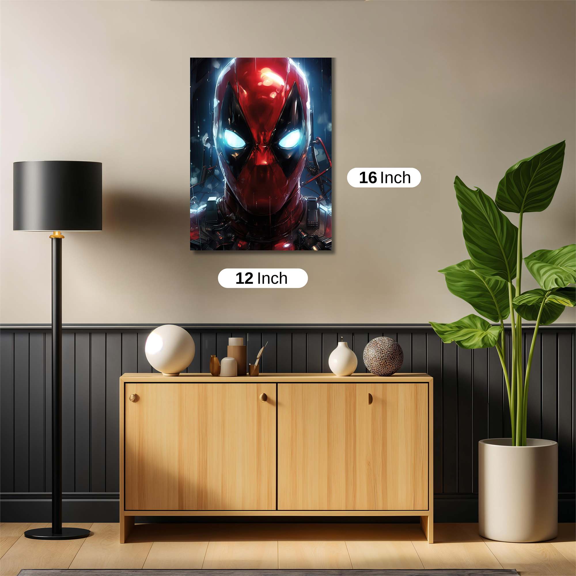 Deadpool Luminosity Safe Wall Magnetic / M