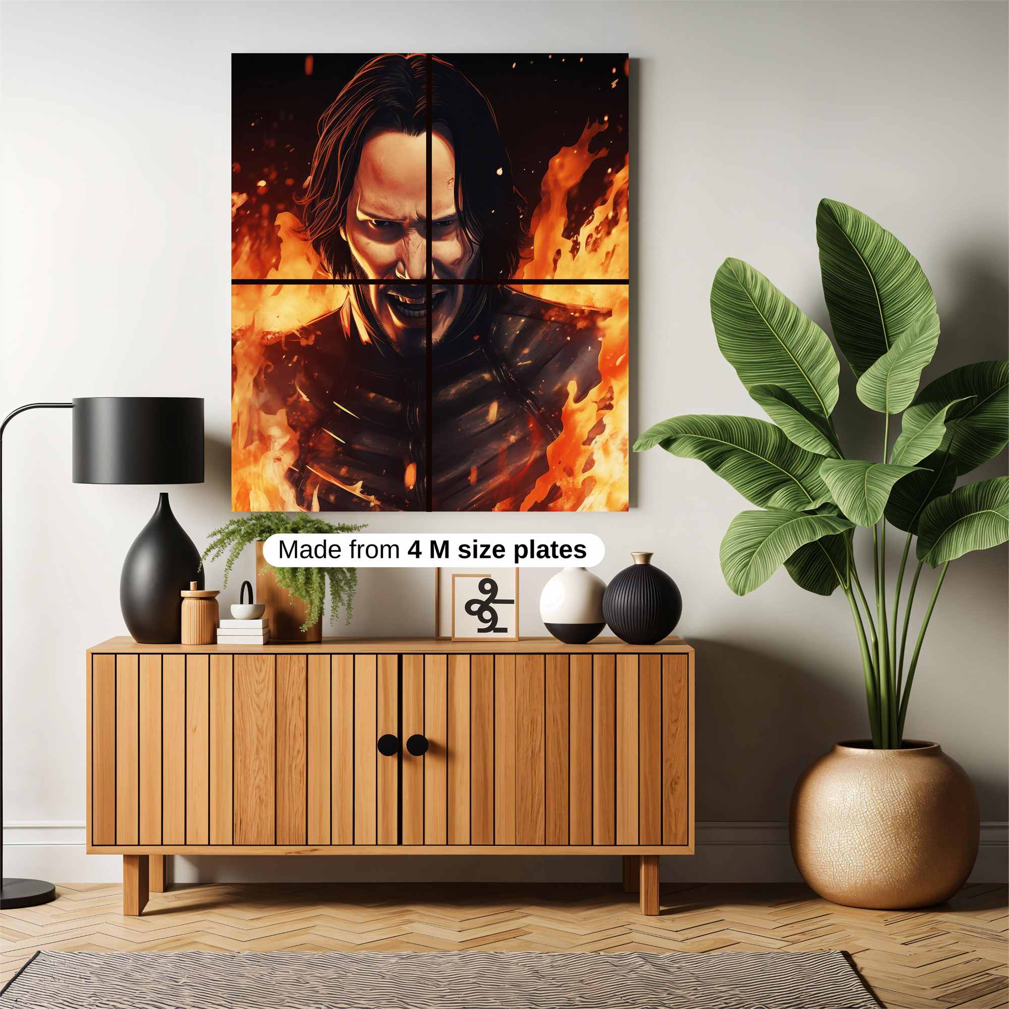 Flame Fury Safe Wall Magnetic / M