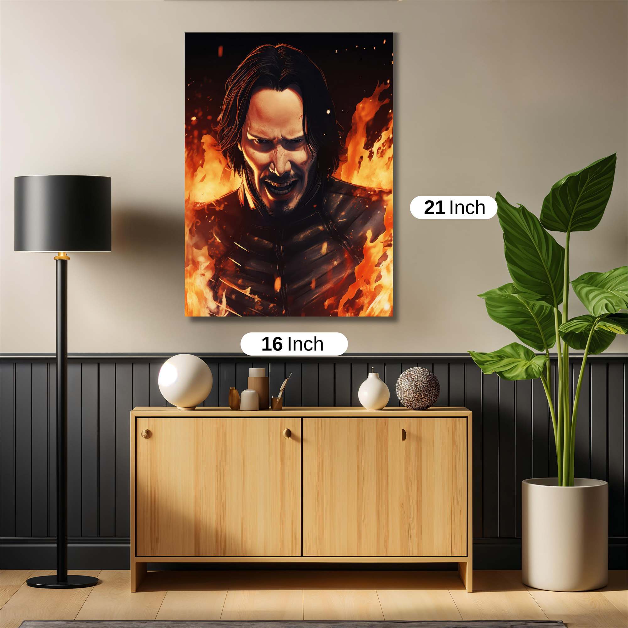 Flame Fury Safe Wall Magnetic / M