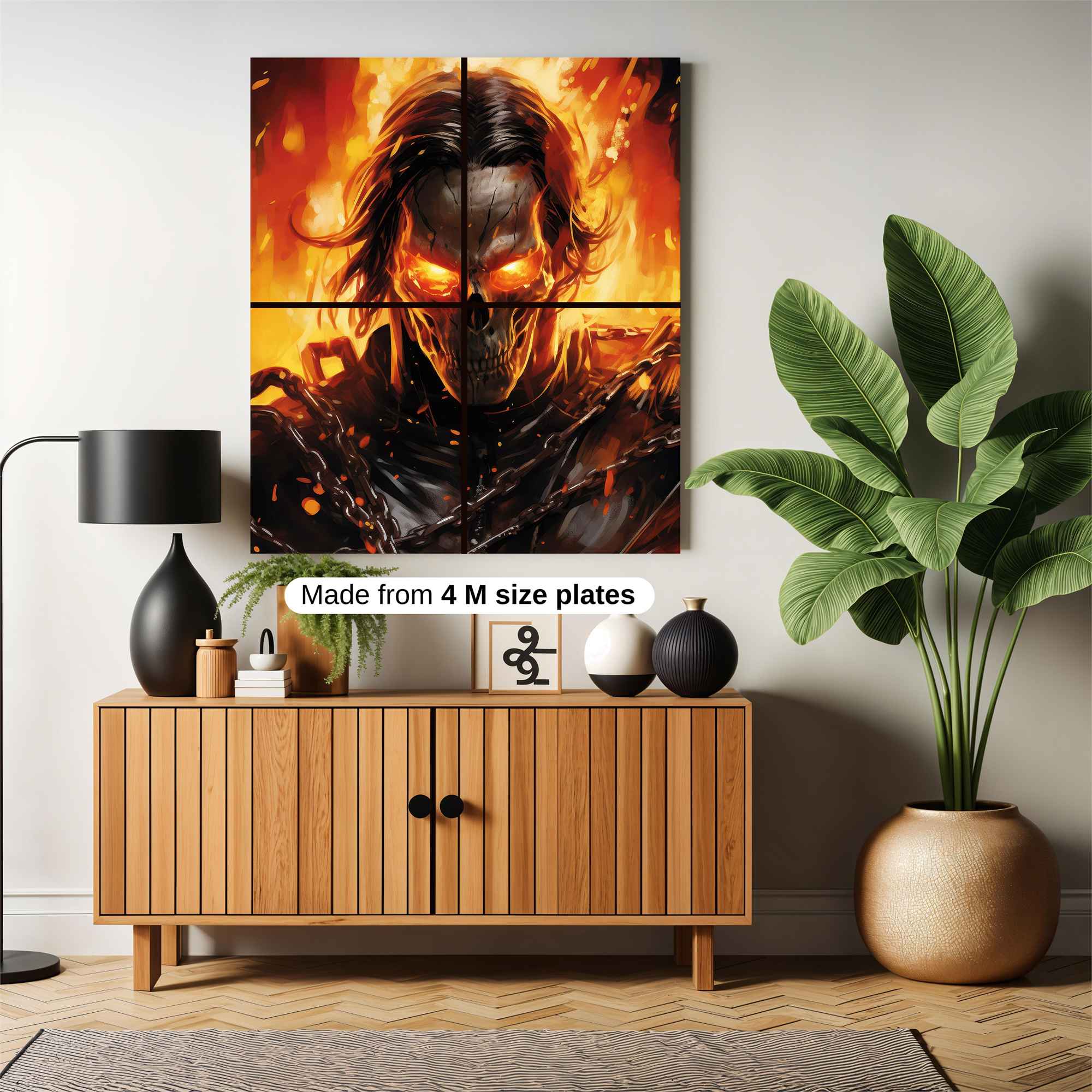 Ghost Inferno Safe Wall Magnetic / M