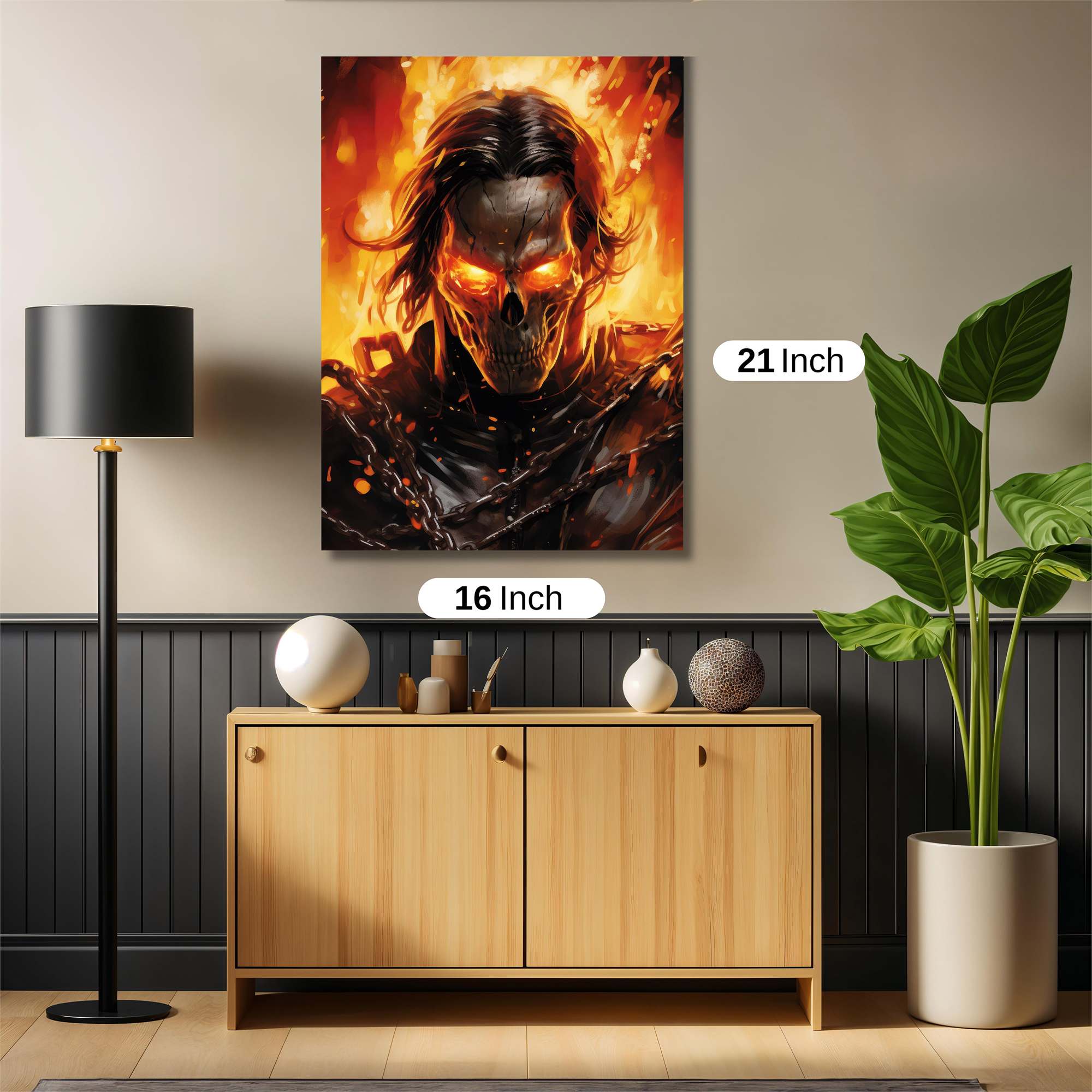 Ghost Inferno Safe Wall Magnetic / M