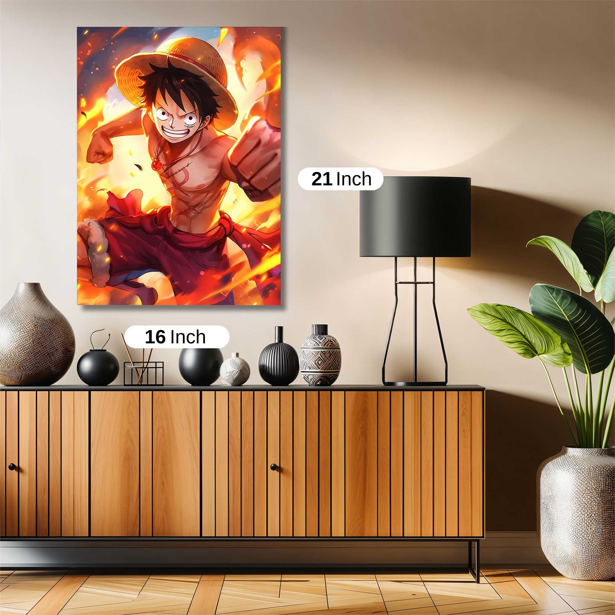 Luffy Blaze Safe Wall Magnetic / M