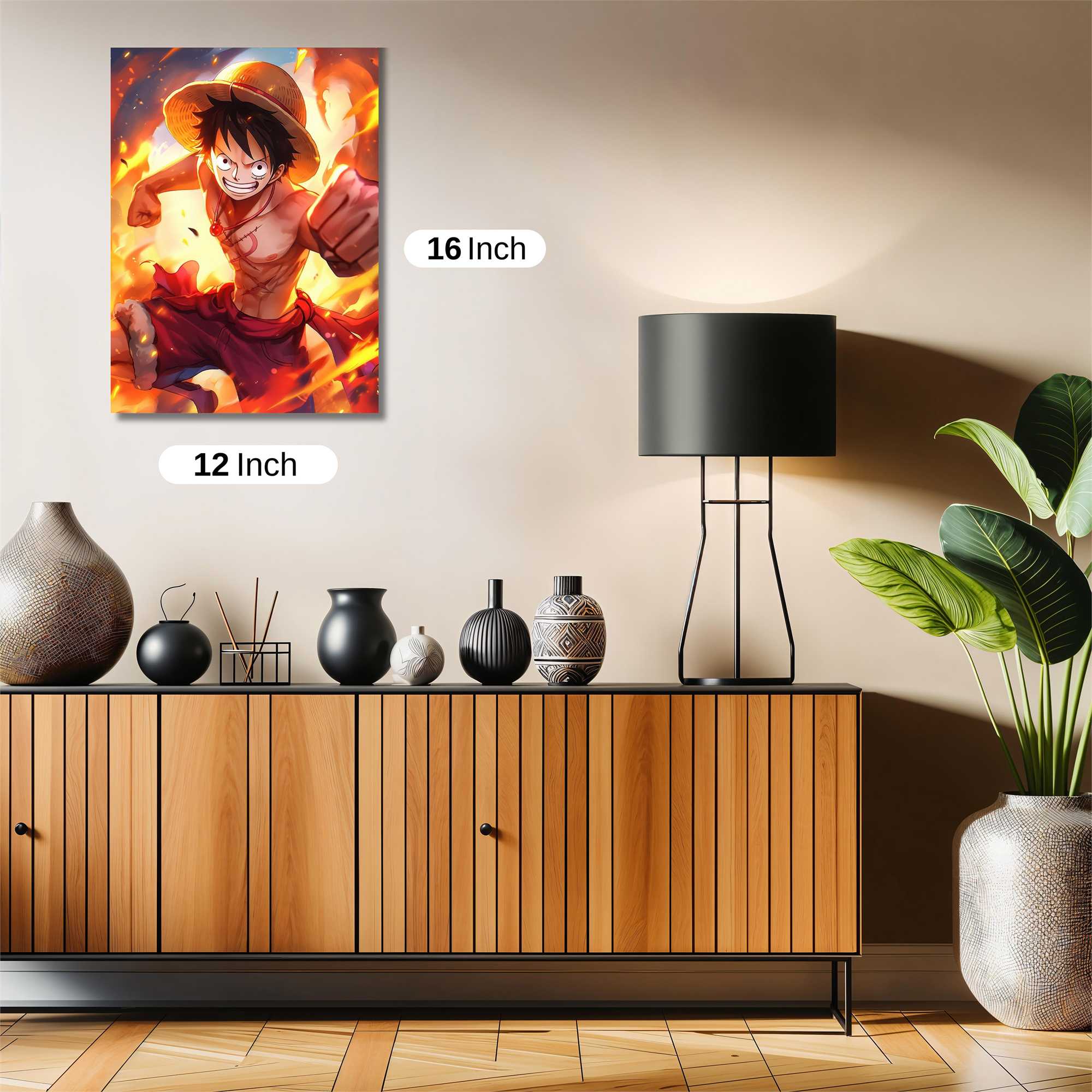 Luffy Blaze Safe Wall Magnetic / M