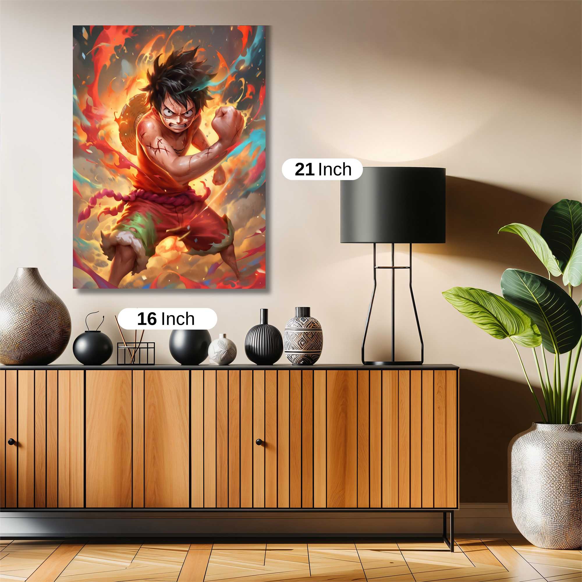 Luffy Blaze Safe Wall Magnetic / M