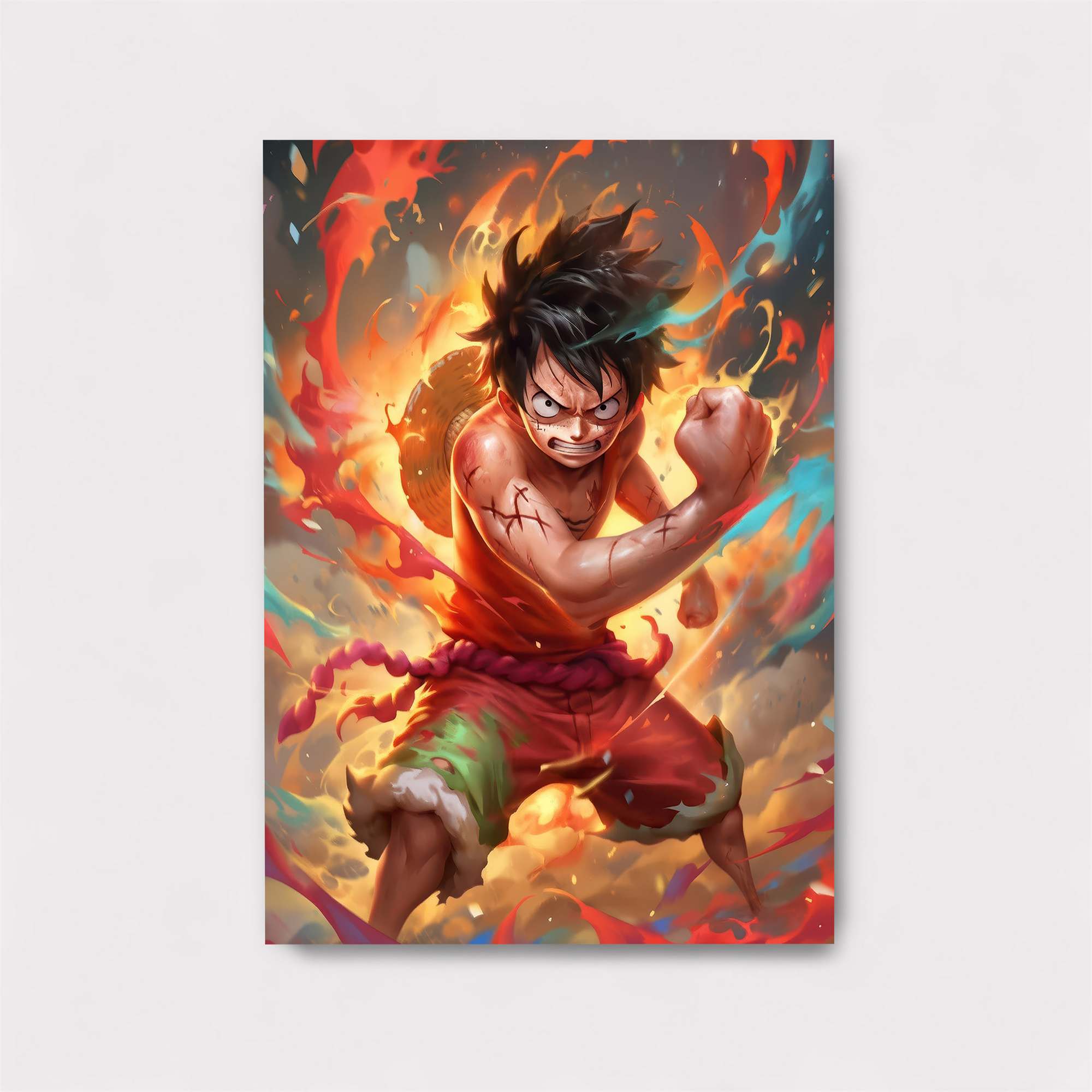 Luffy Blaze Safe Wall Magnetic / M