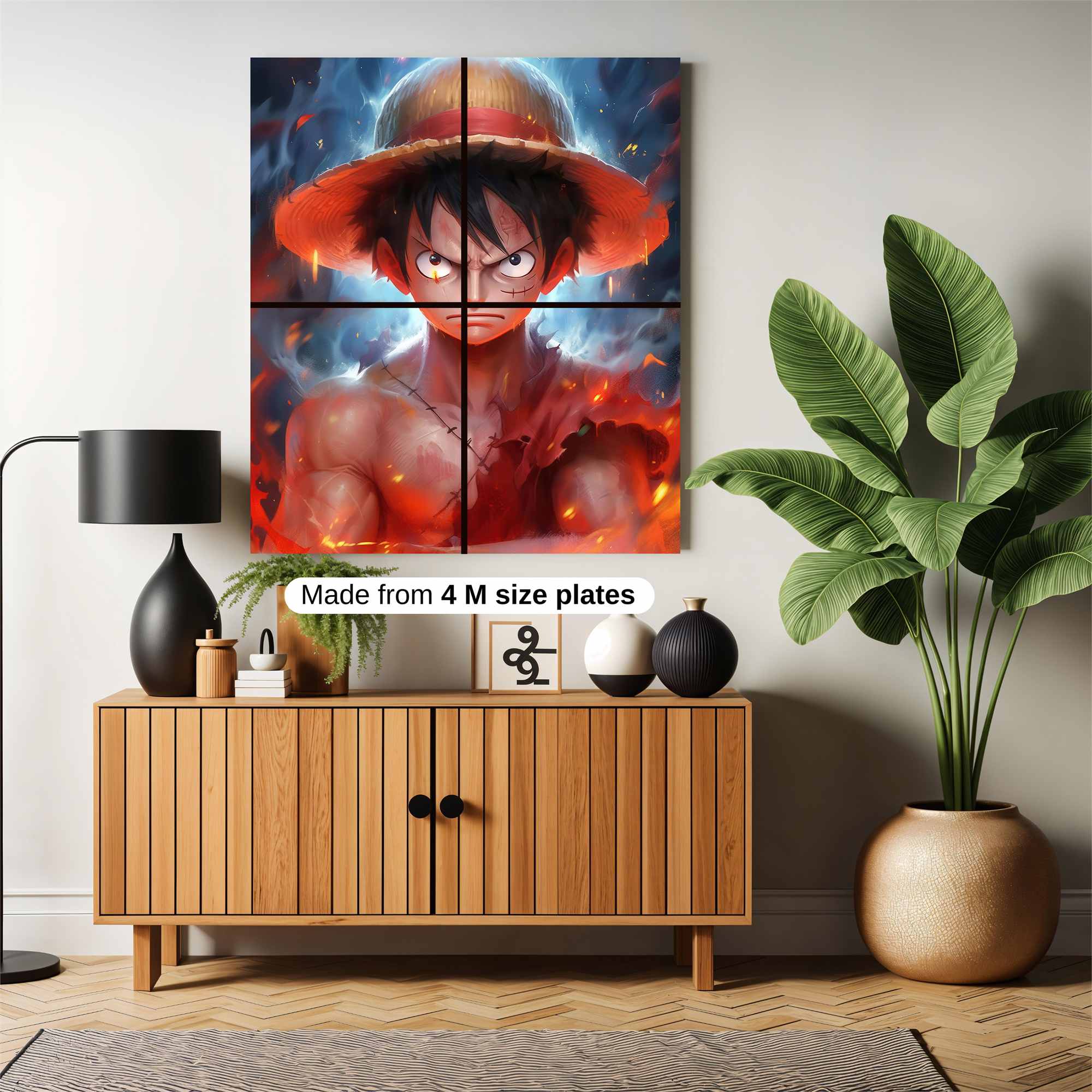 Luffy Inferno Safe Wall Magnetic / M