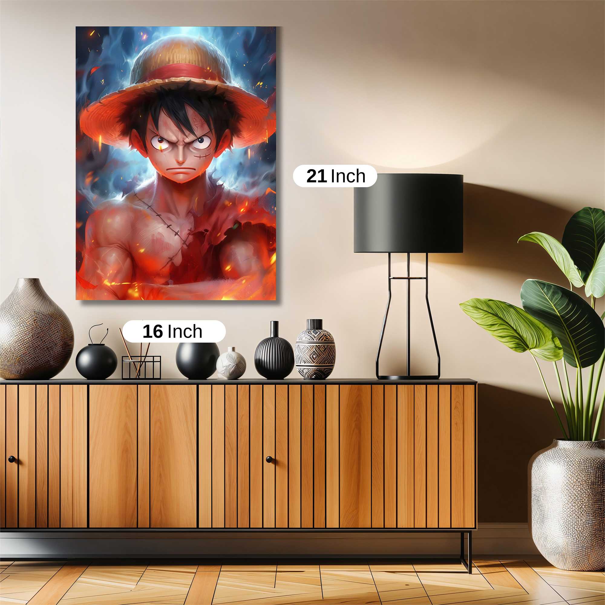 Luffy Inferno Safe Wall Magnetic / M