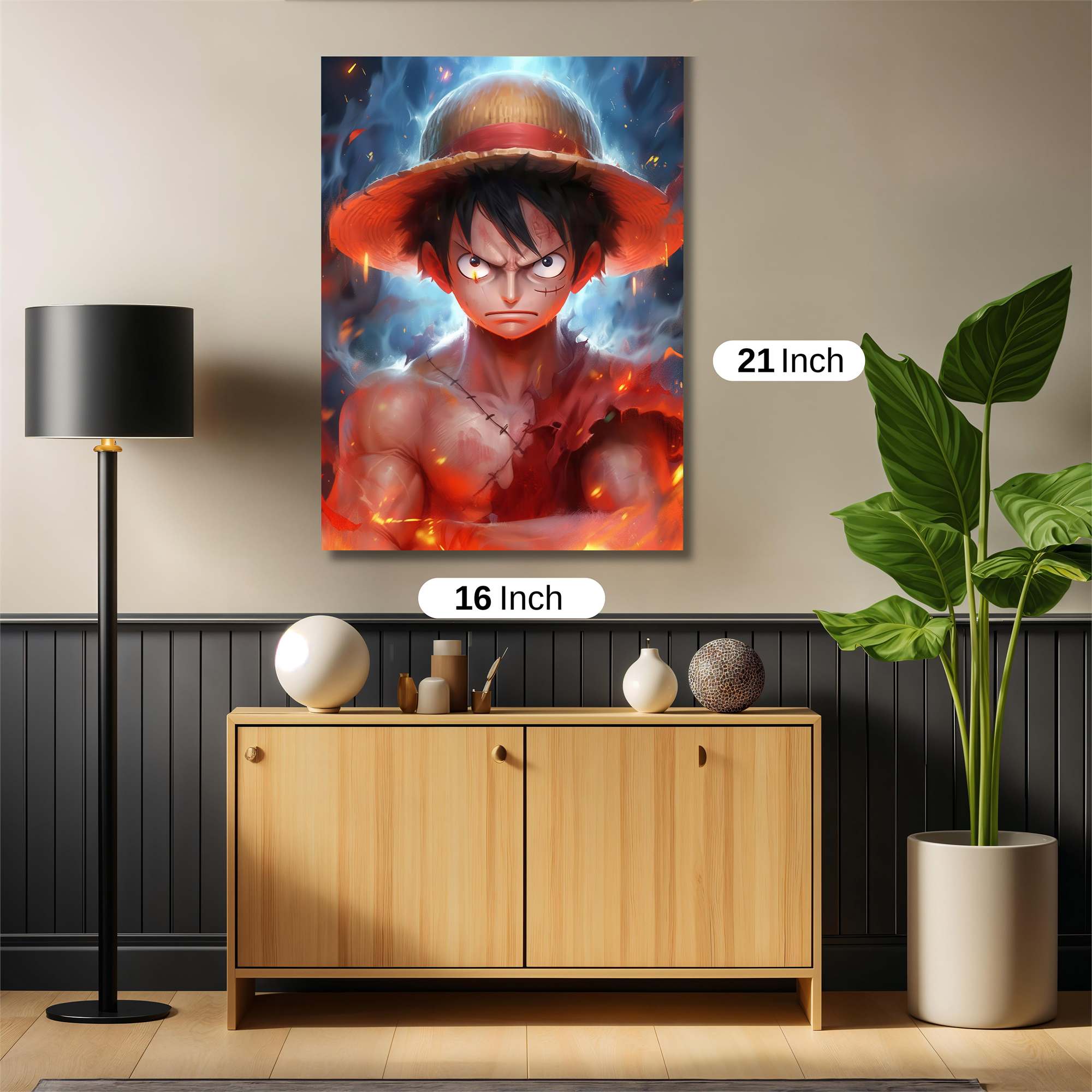 Luffy Inferno Safe Wall Magnetic / M