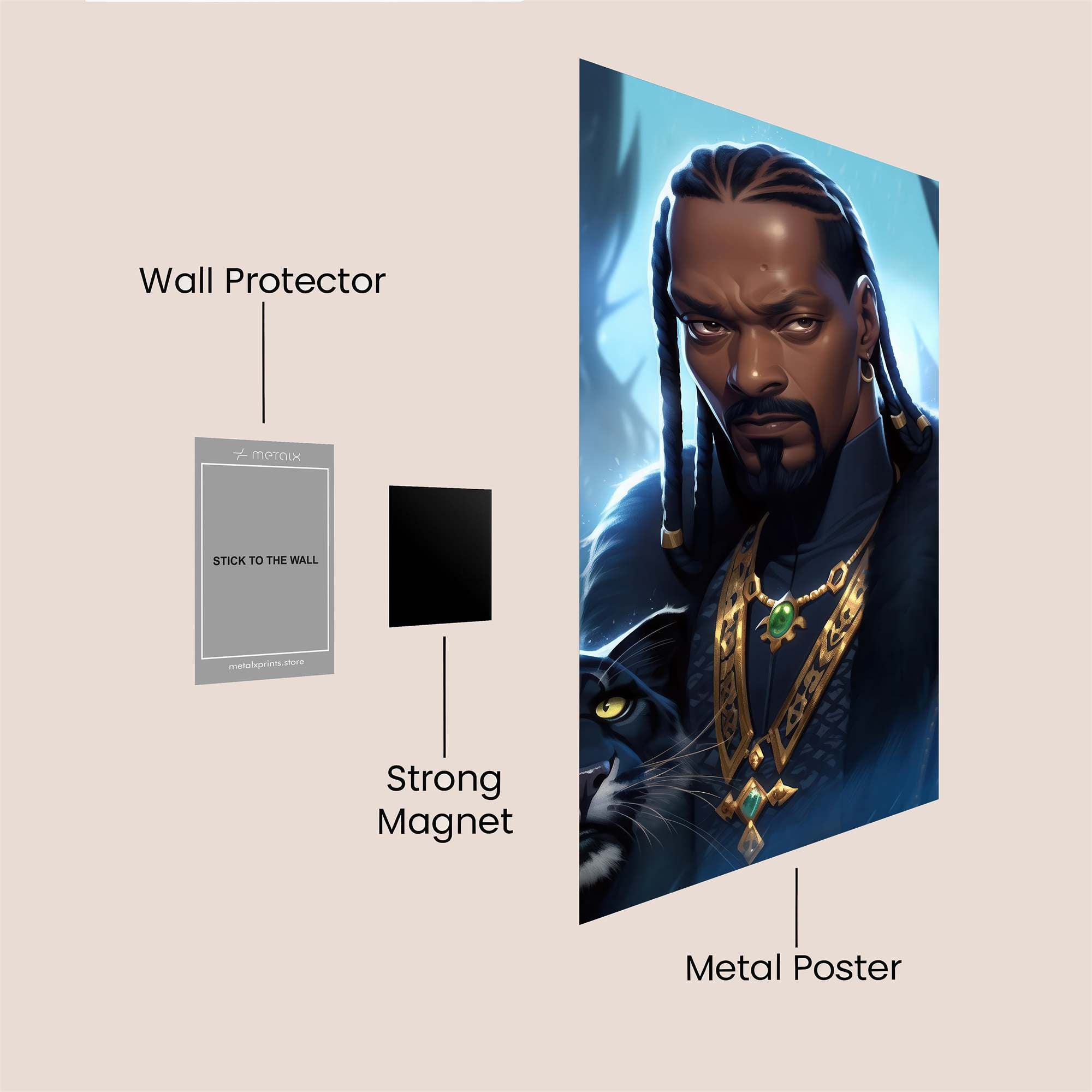 Panther Majesty Safe Wall Magnetic / M