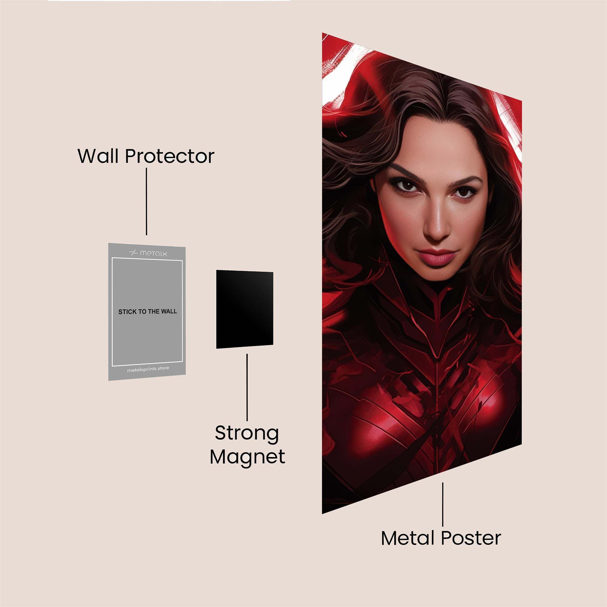 Mystic Blaze Safe Wall Magnetic / M