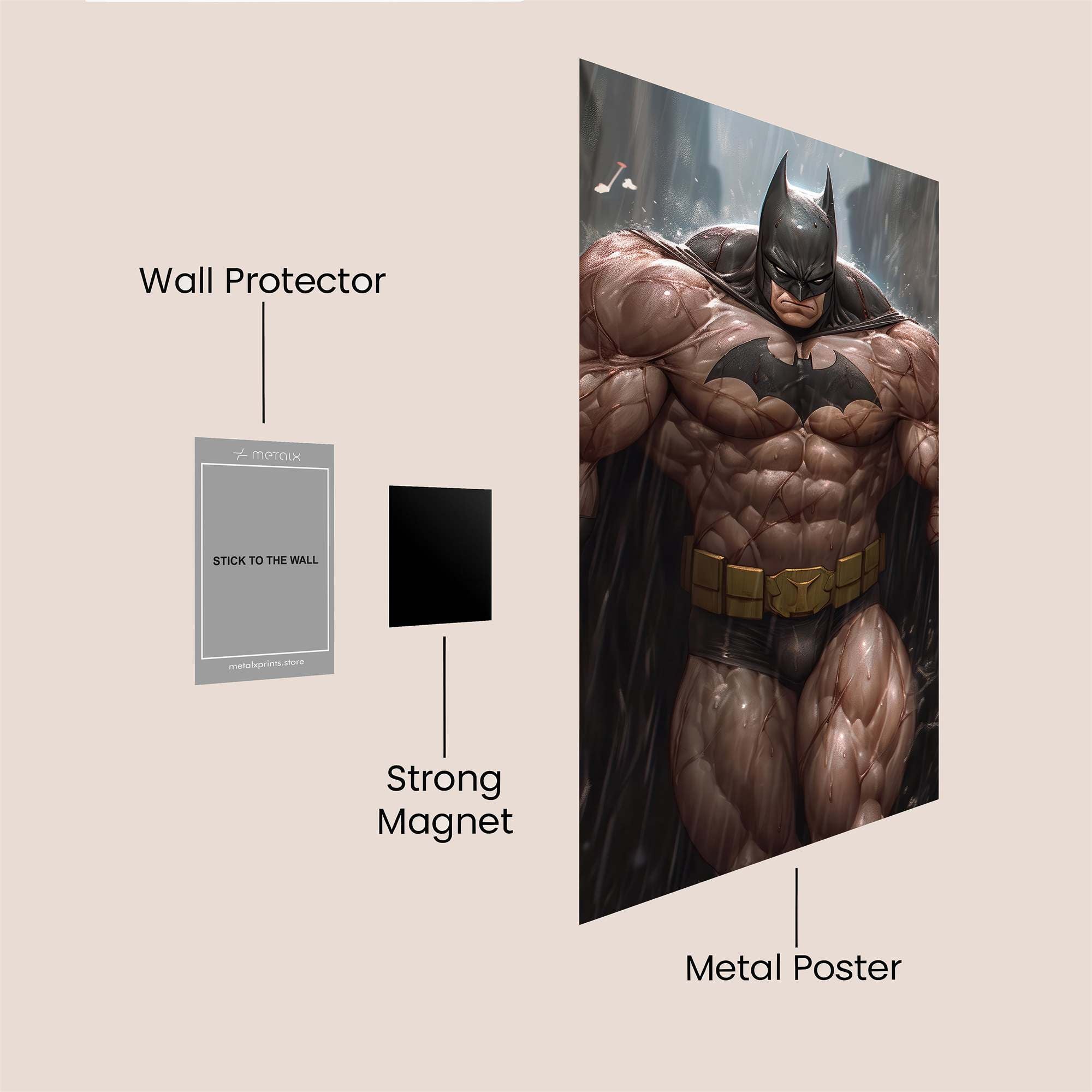 Batman Titan Safe Wall Magnetic / M
