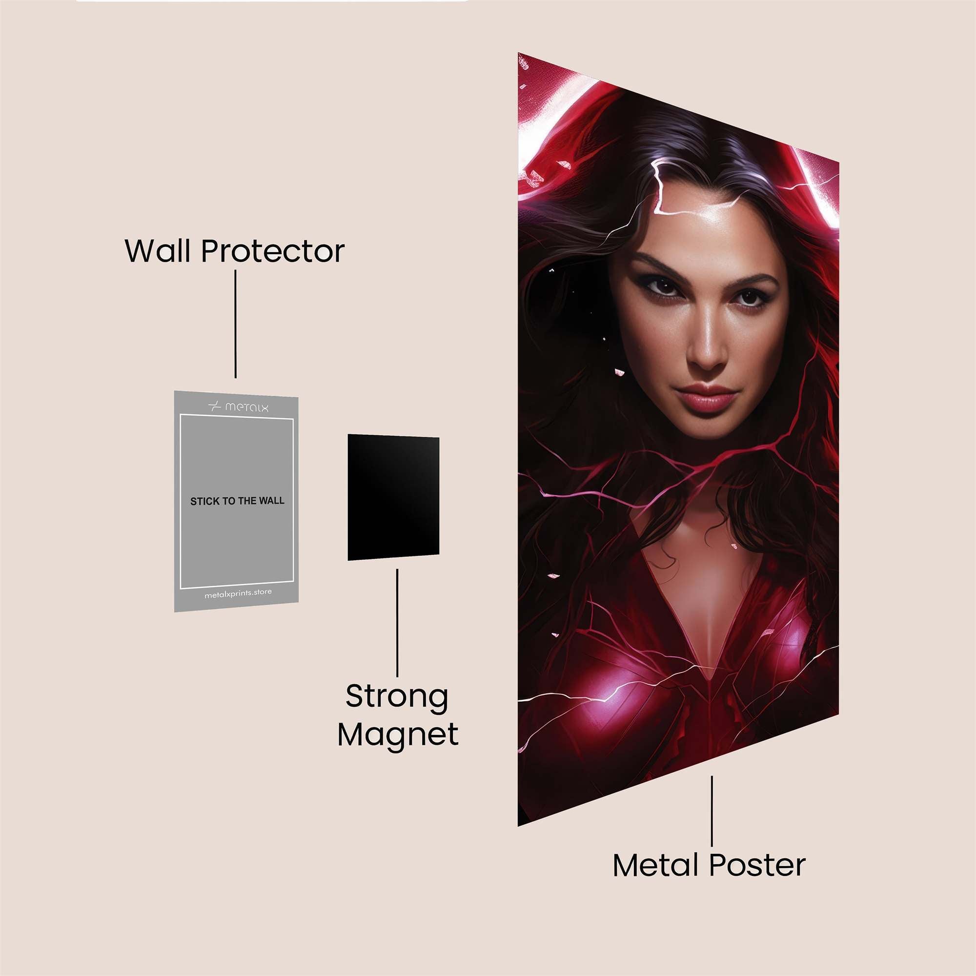 Heroic Brilliance Safe Wall Magnetic / M