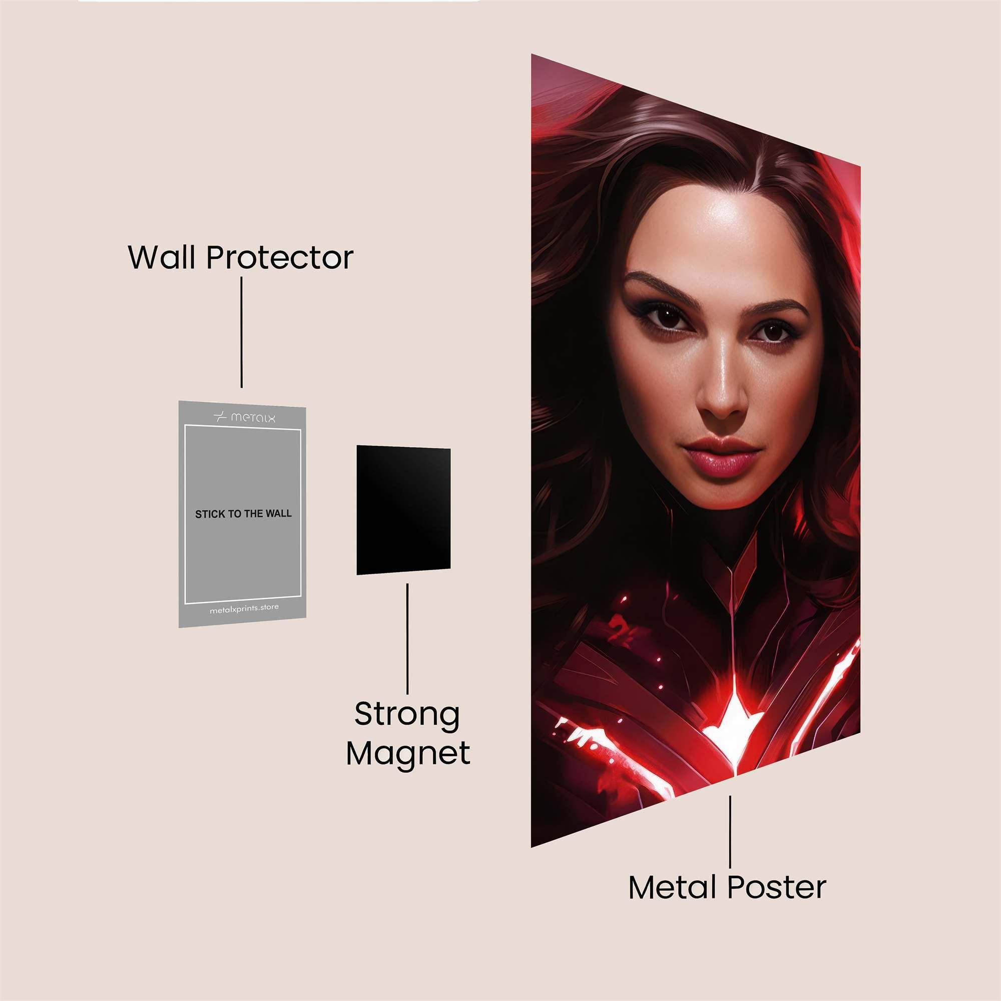 Heroic Aura Safe Wall Magnetic / M