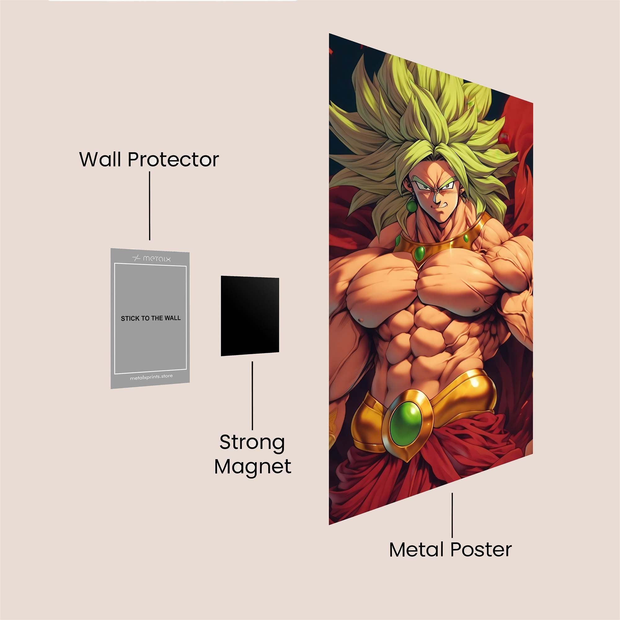 Broly Fury Safe Wall Magnetic / M