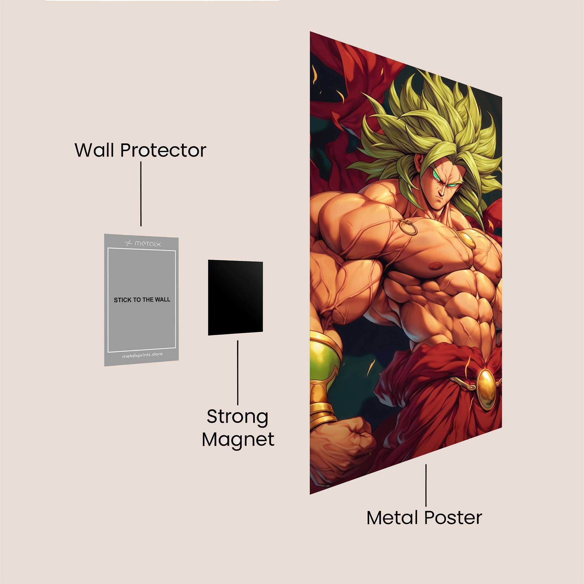 Broly Surge Safe Wall Magnetic / M