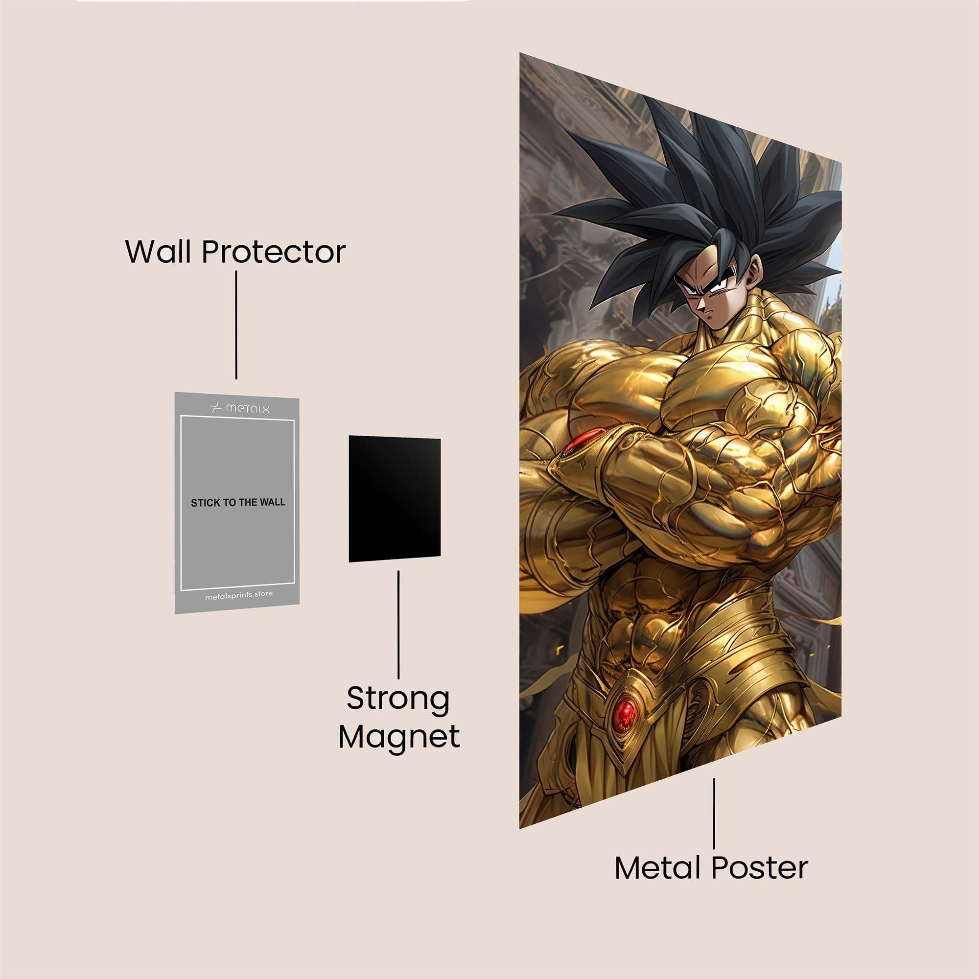 Saiyan Splendor Safe Wall Magnetic / M