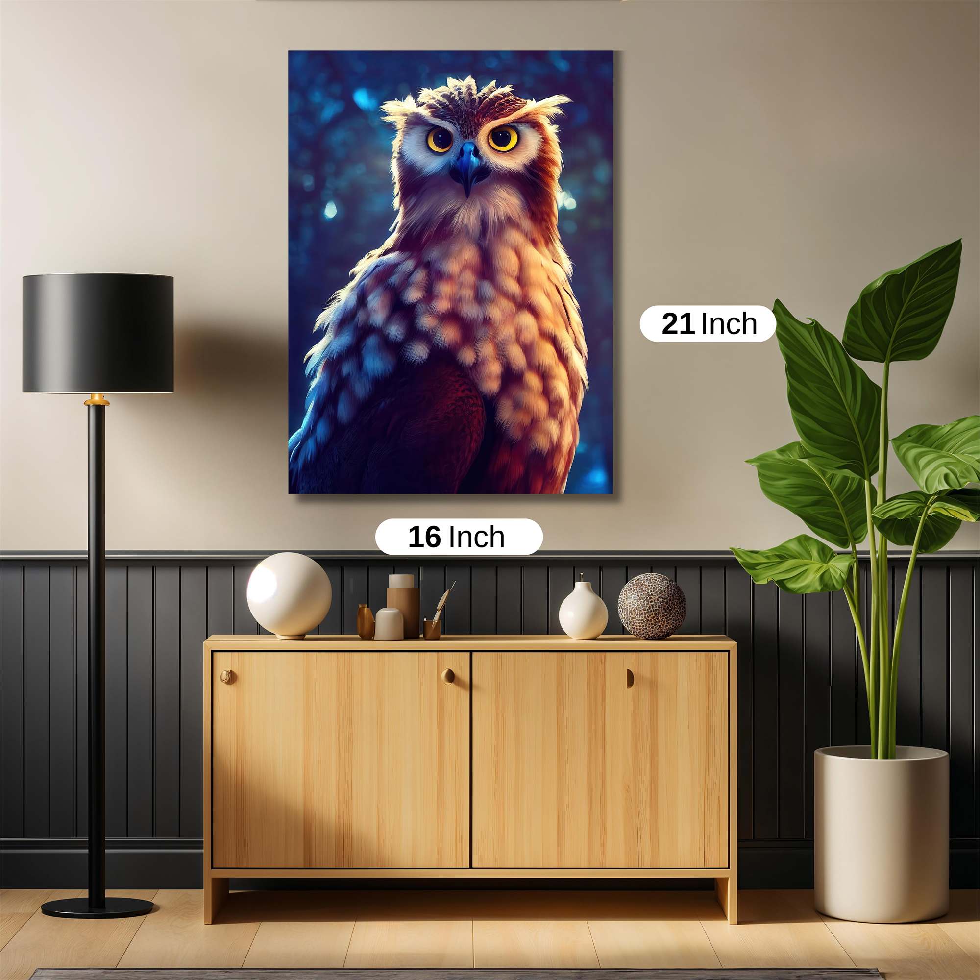 Owl Majesty Safe Wall Magnetic / M