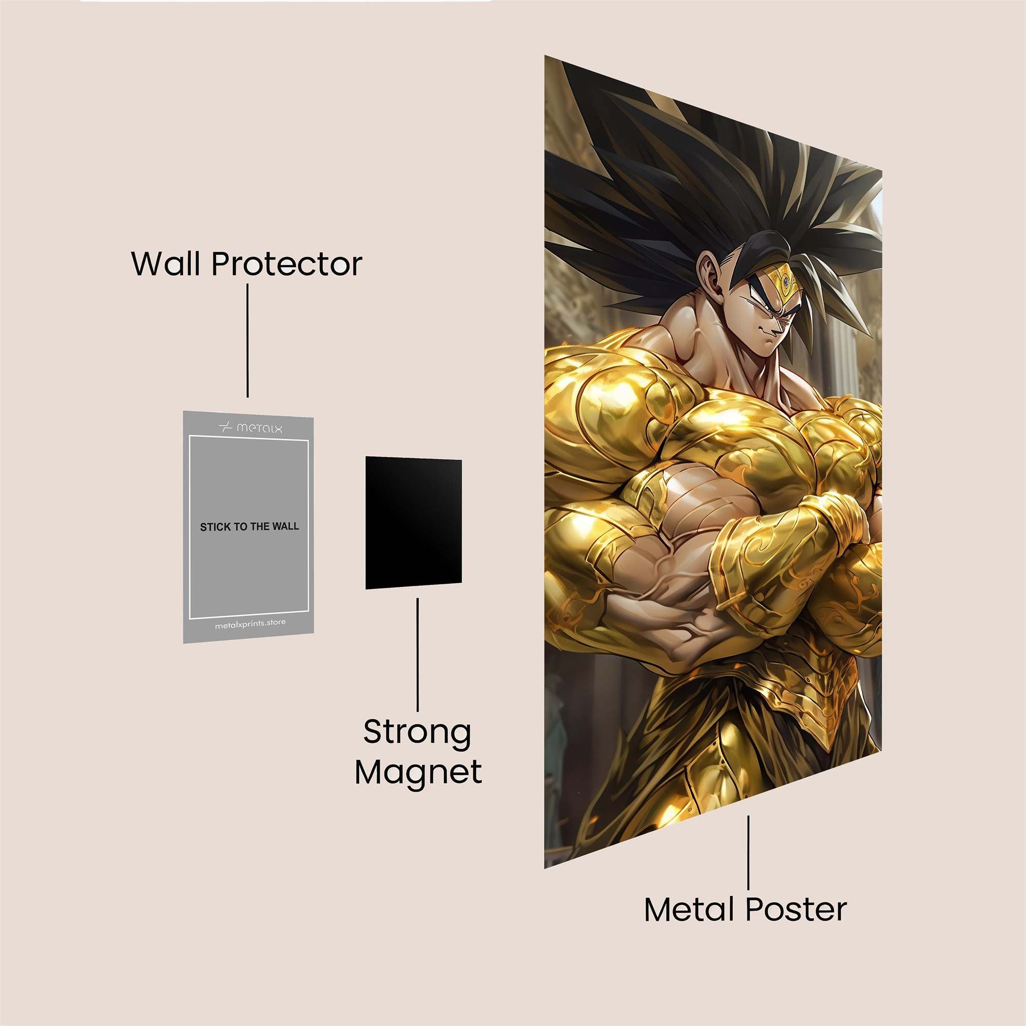 Saiyan Majesty Safe Wall Magnetic / M