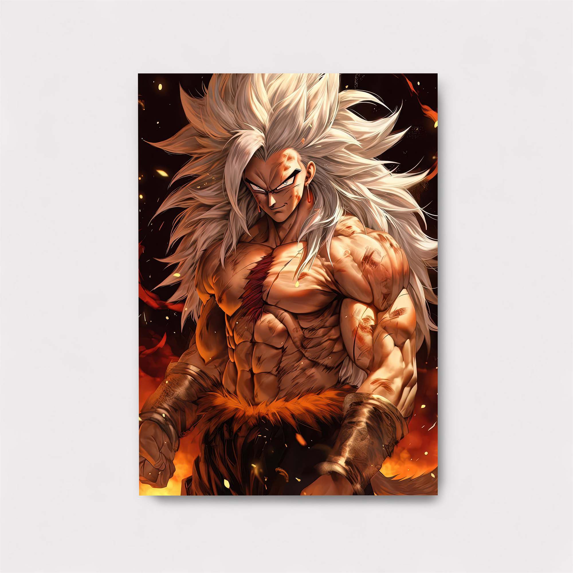 Saiyan Fury Safe Wall Magnetic / M