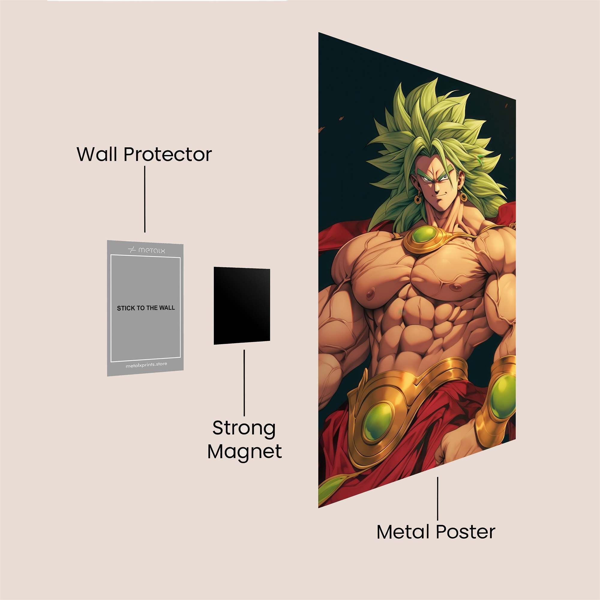 Broly Resurgence Safe Wall Magnetic / M