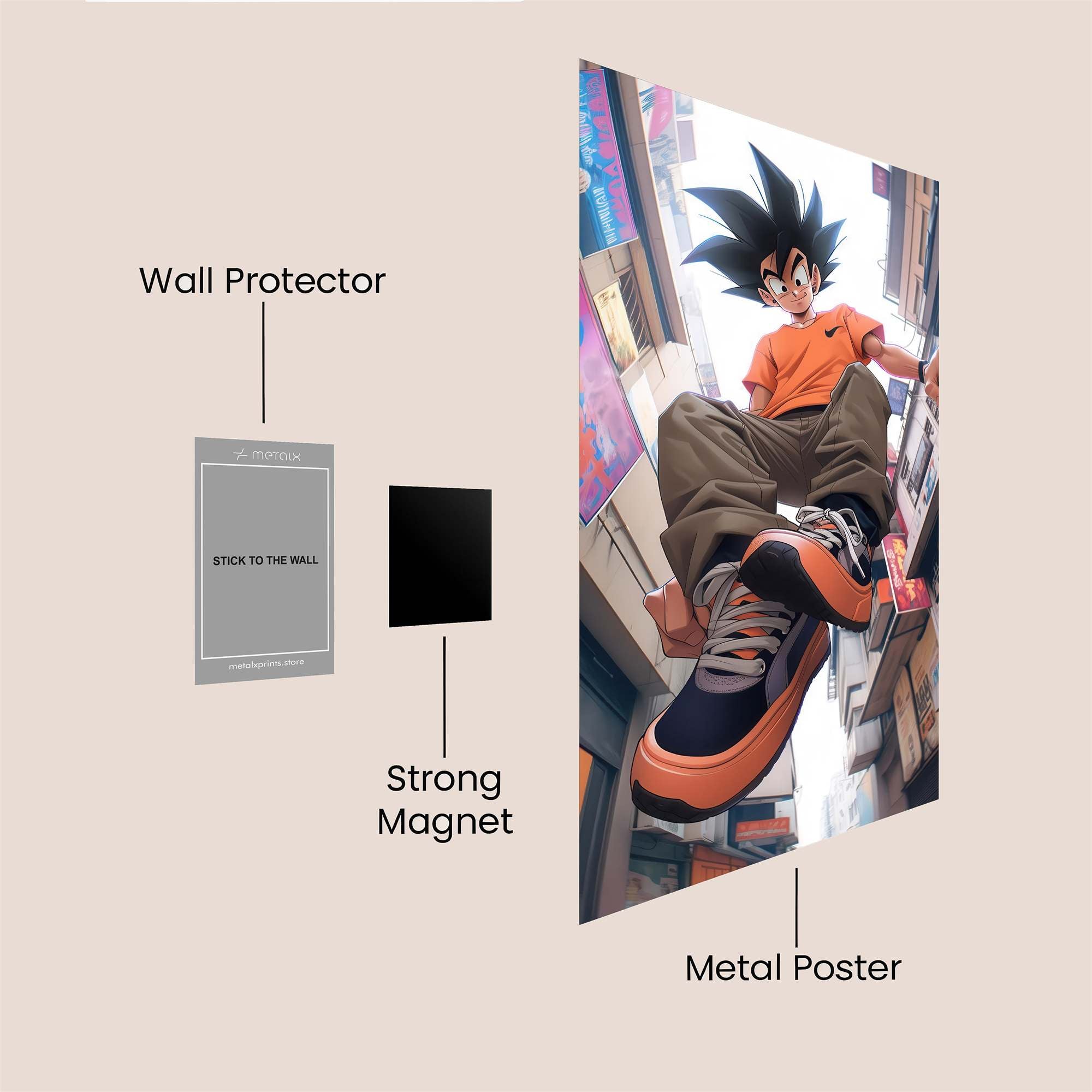 Goku Vibequake Safe Wall Magnetic / M
