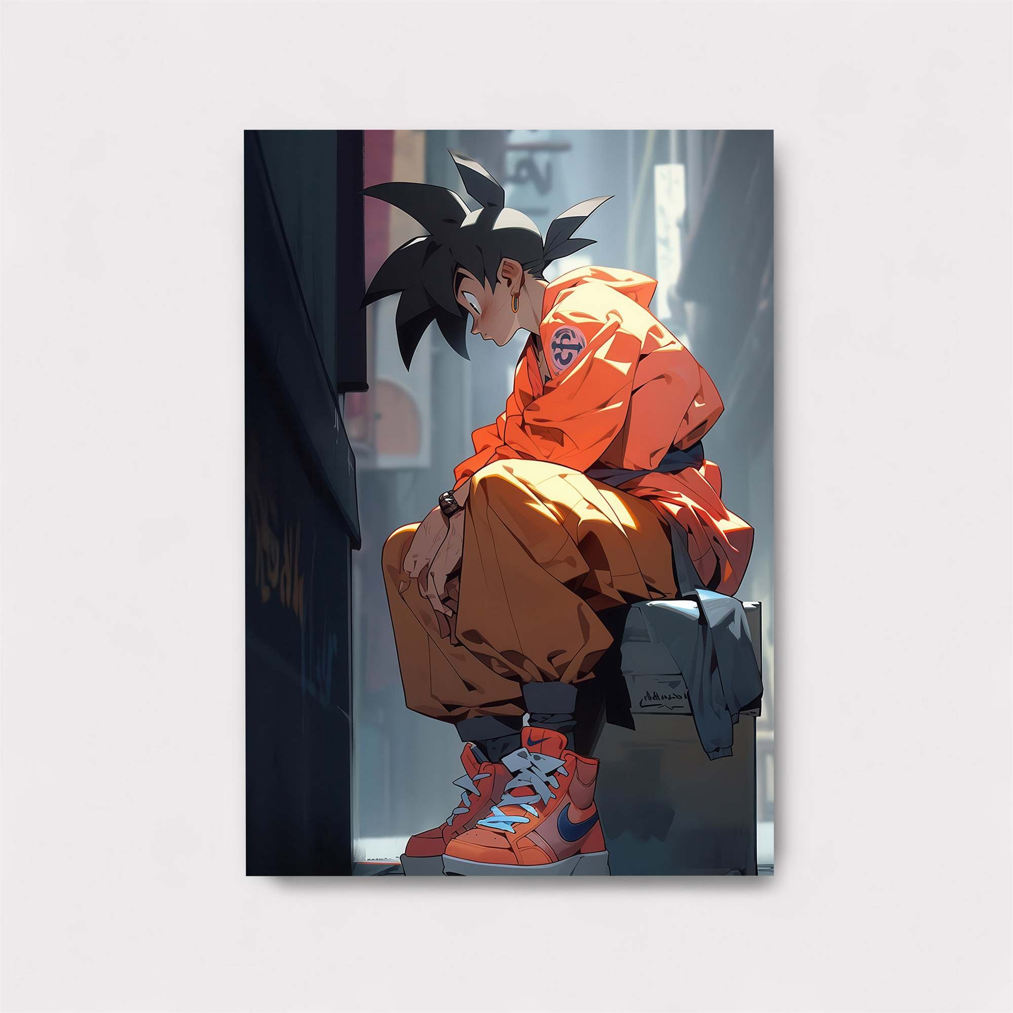 Goku Contemplative Safe Wall Magnetic / M