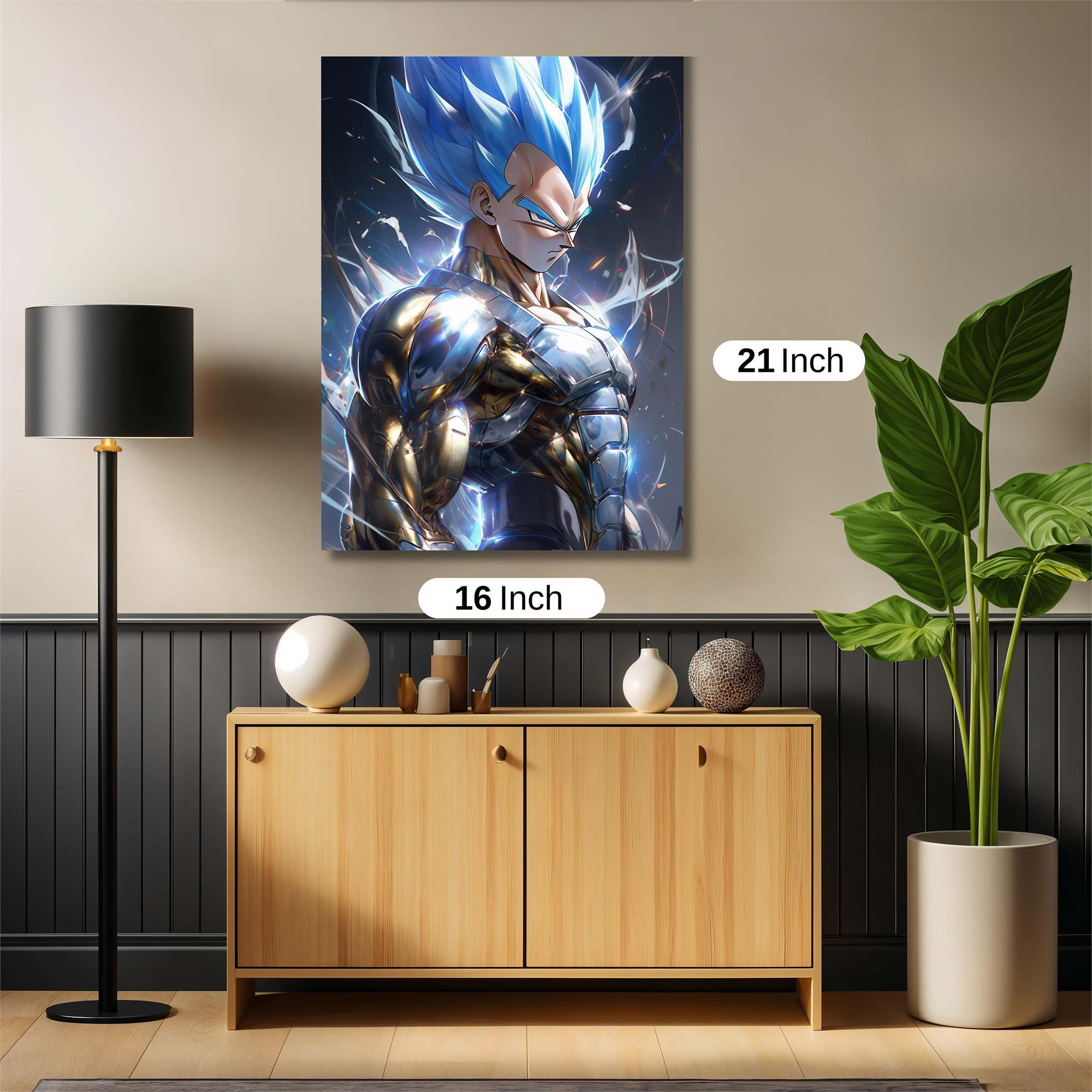 Vegeta Ascendance Safe Wall Magnetic / M