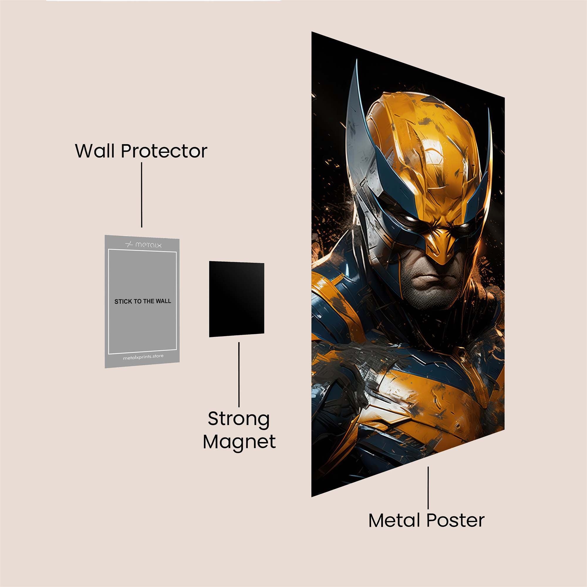 Wolverine Vigor Safe Wall Magnetic / M