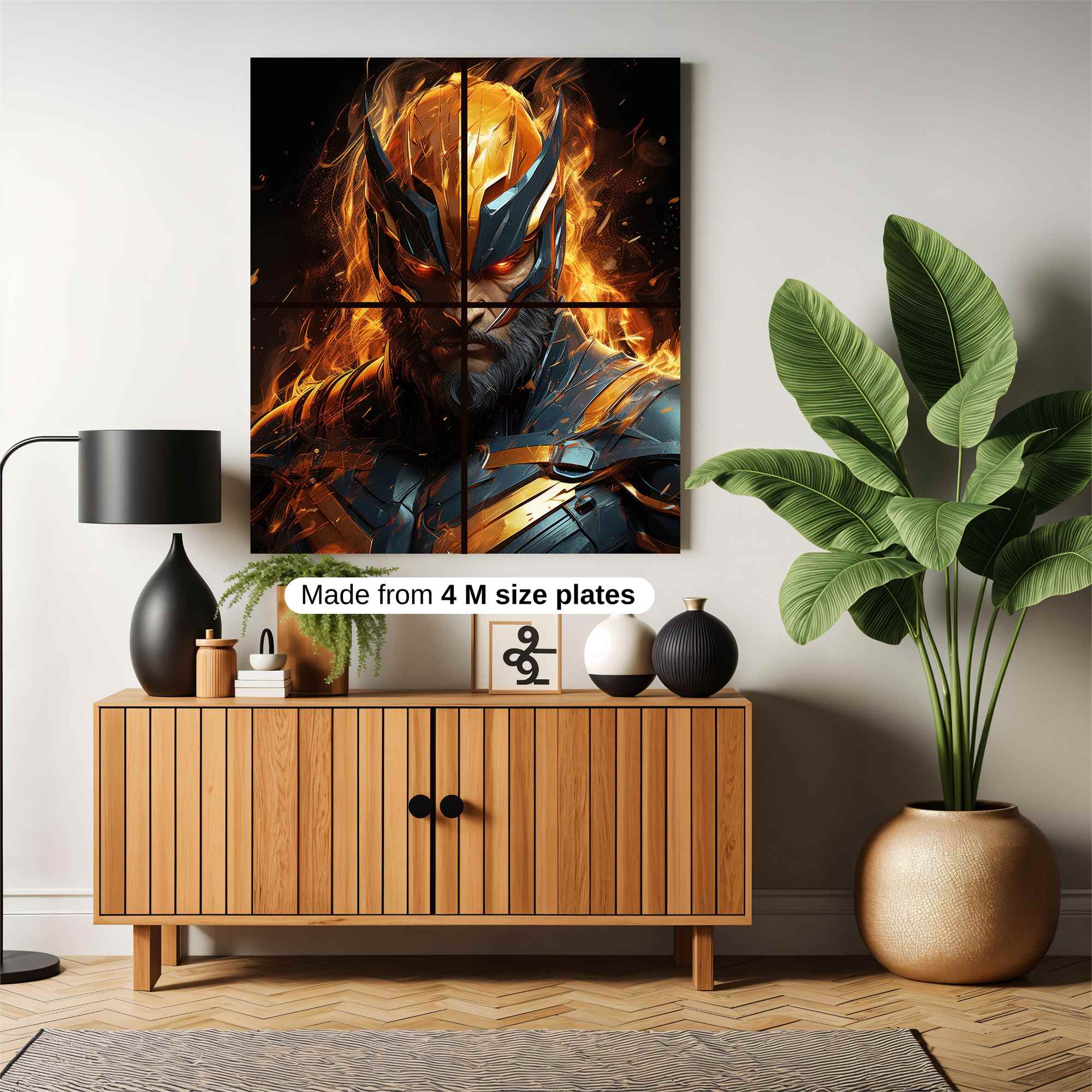 Fiery Conqueror Safe Wall Magnetic / M