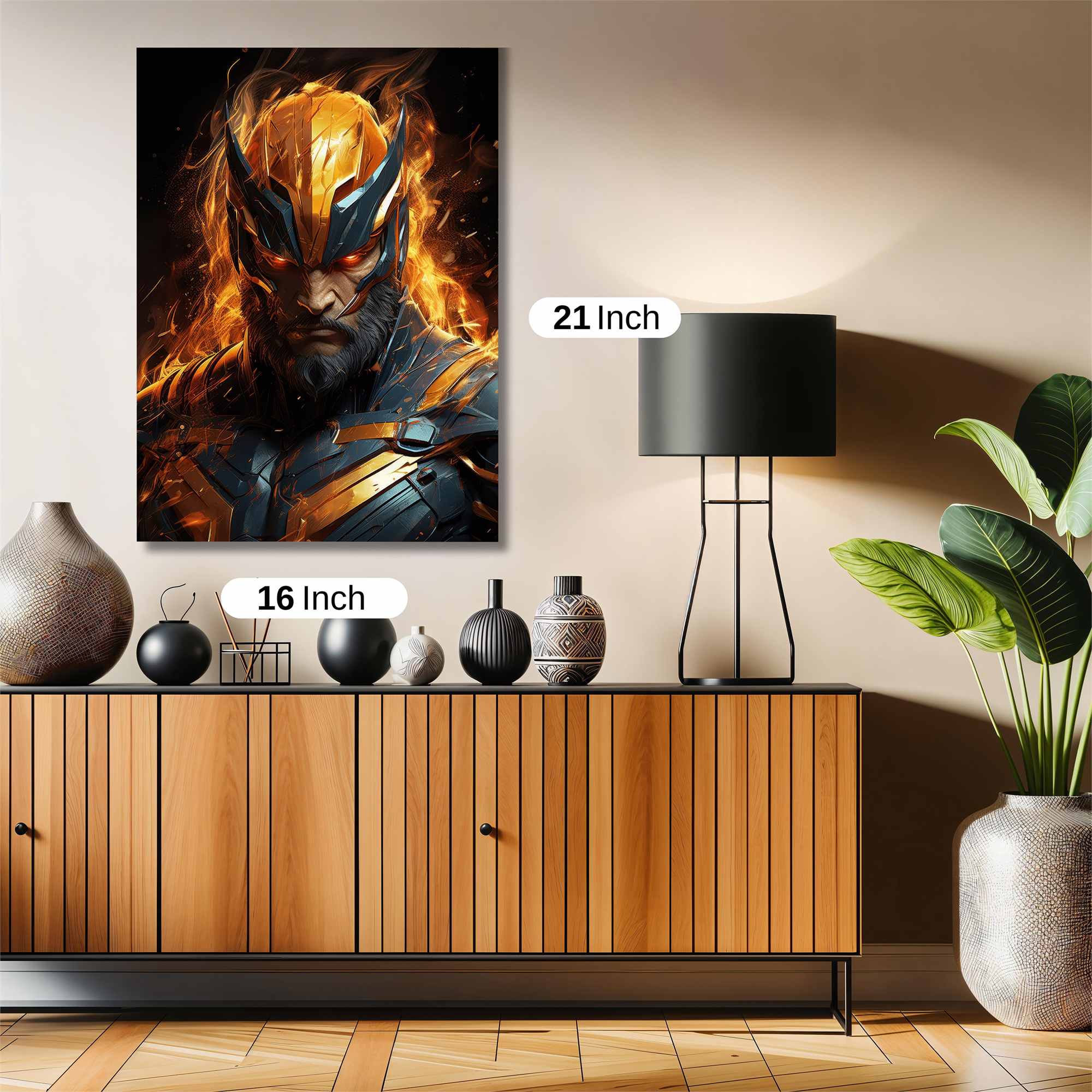 Fiery Conqueror Safe Wall Magnetic / M