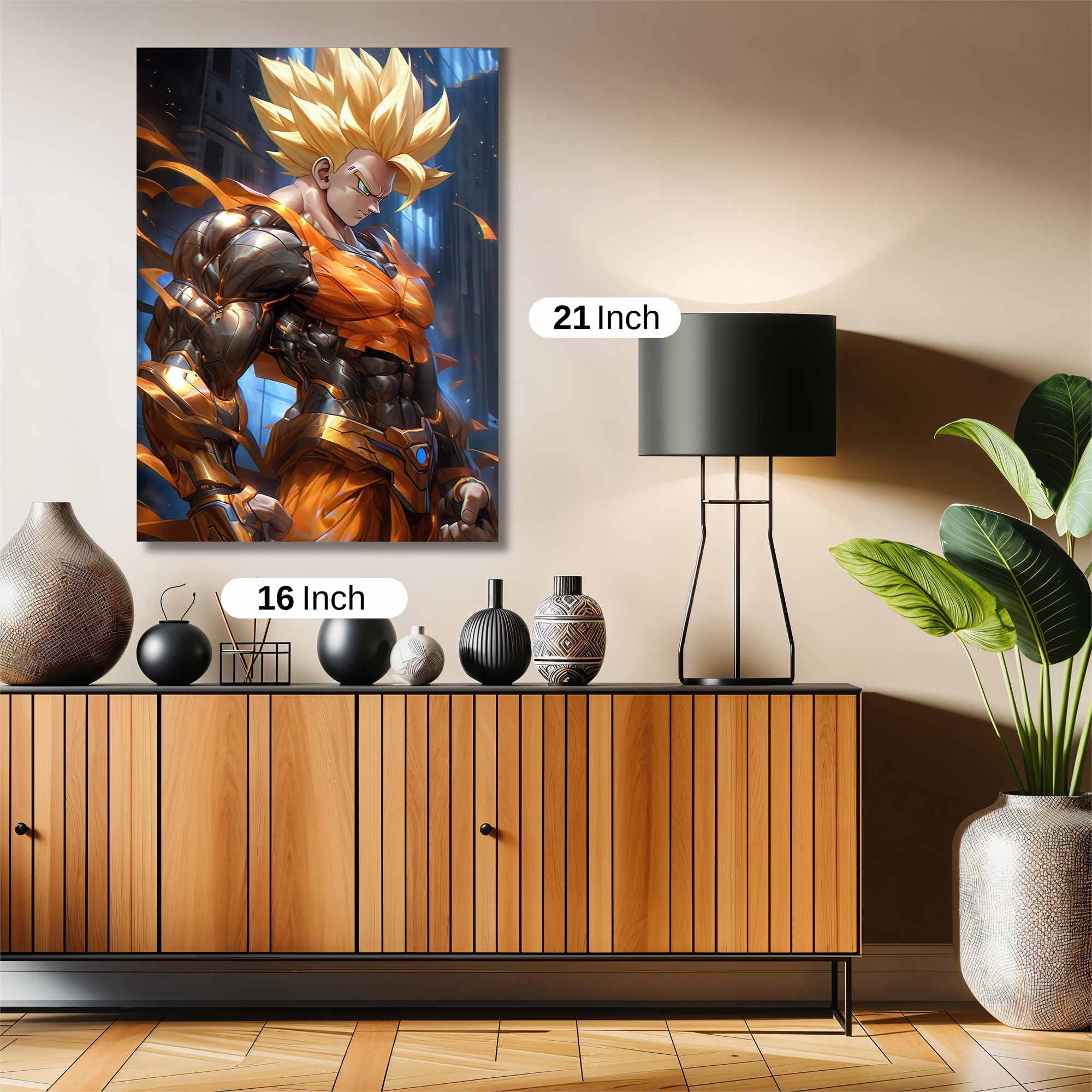 Saiyan Fury Safe Wall Magnetic / M