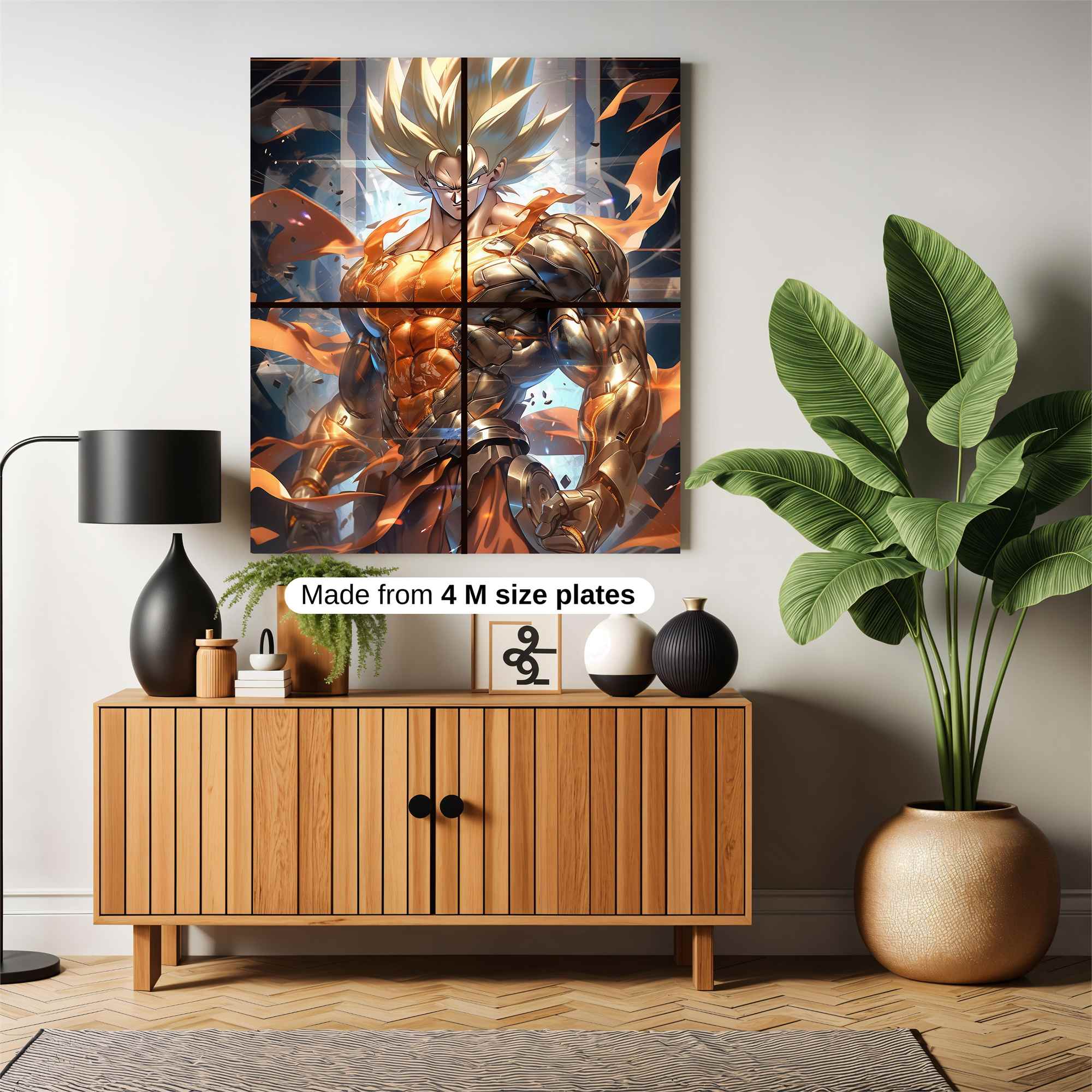 Saiyan Blaze Safe Wall Magnetic / M