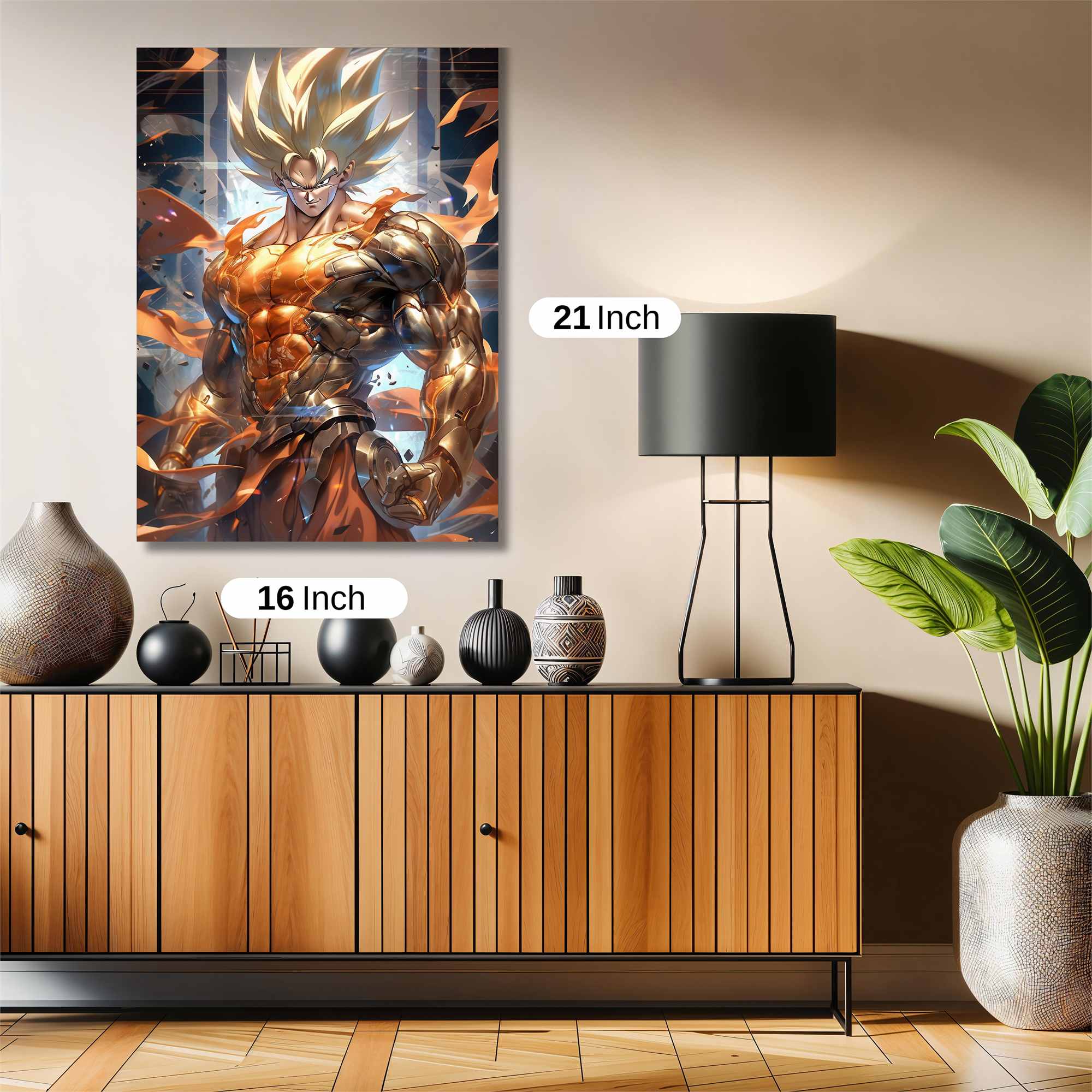 Saiyan Blaze Safe Wall Magnetic / M