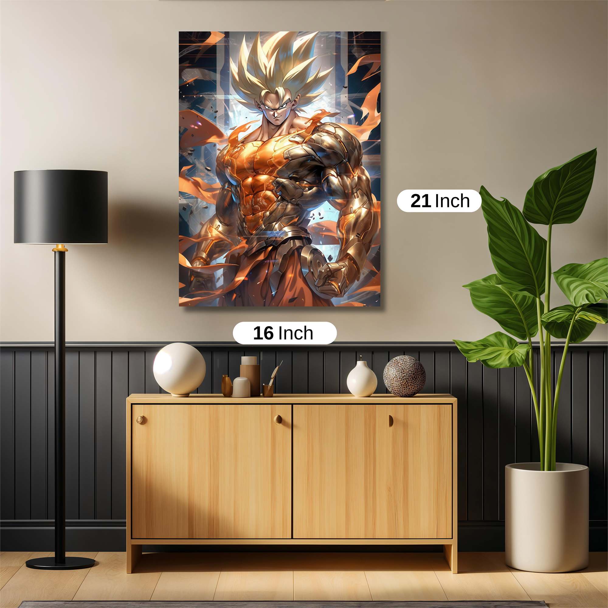 Saiyan Blaze Safe Wall Magnetic / M