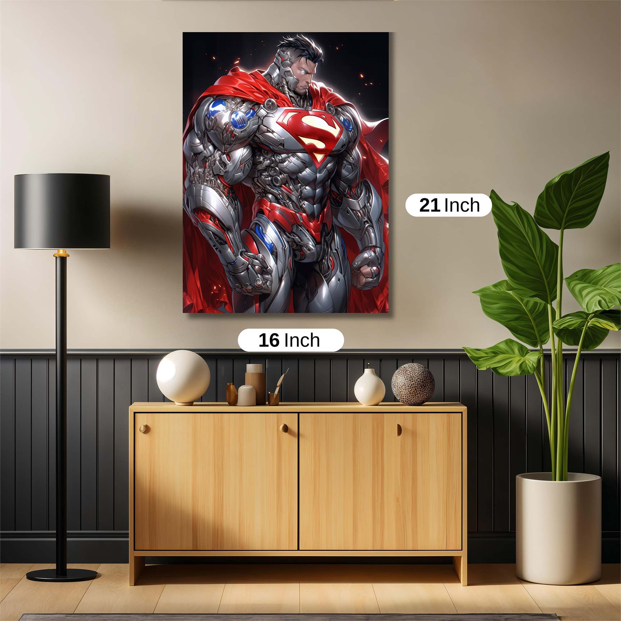 Superman Resurgence Safe Wall Magnetic / M