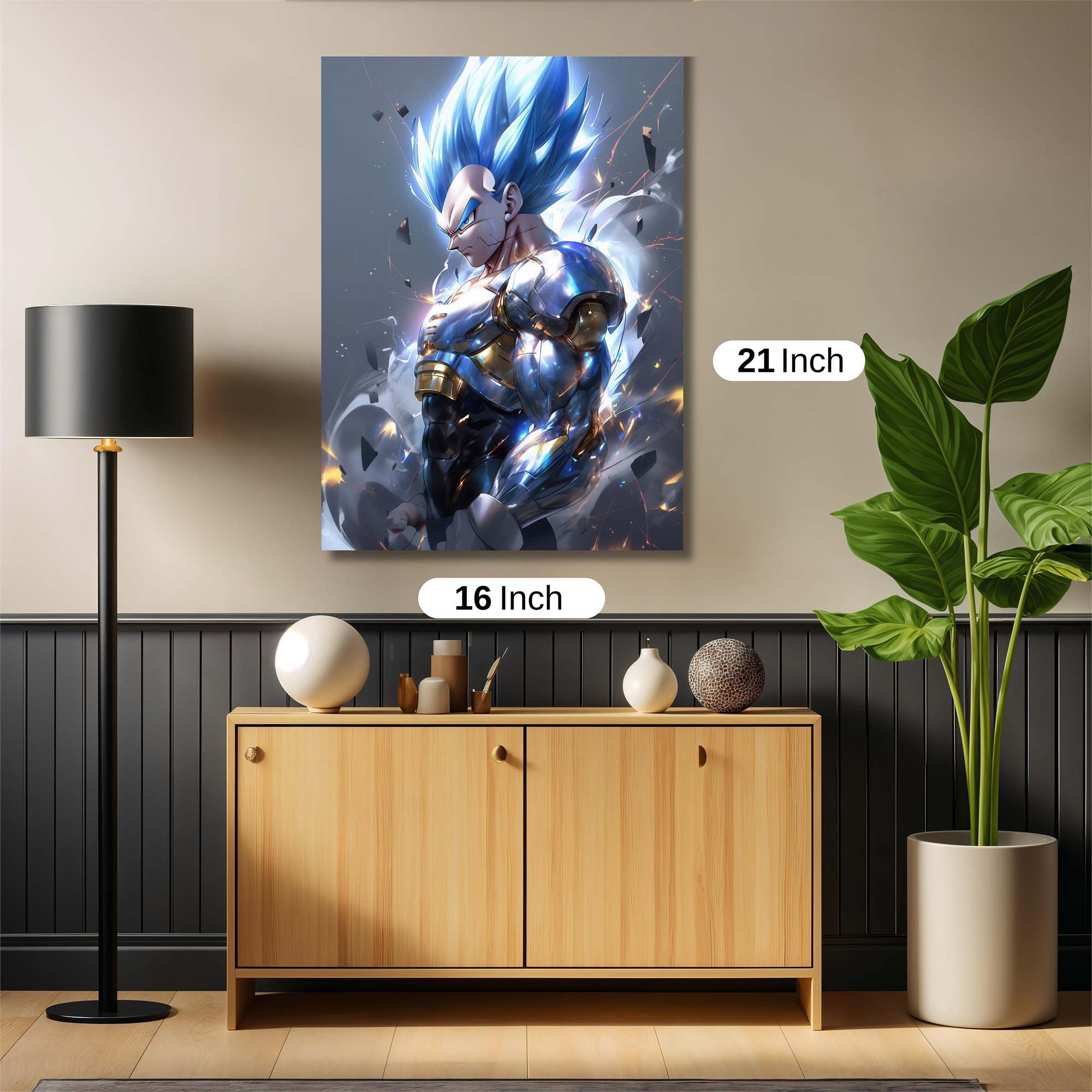 Vegeta Ascendance Safe Wall Magnetic / M
