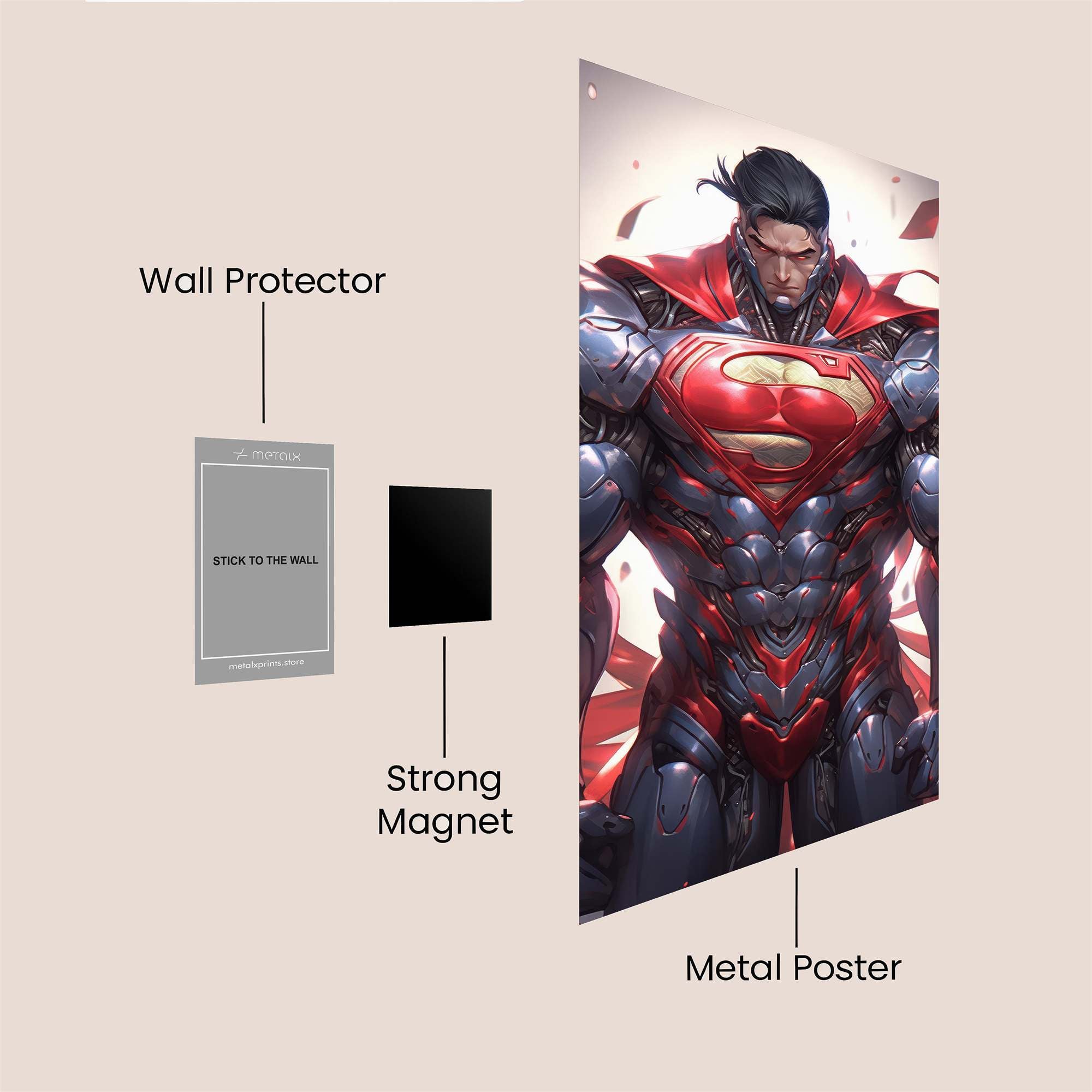 Superman Triumph Safe Wall Magnetic / M
