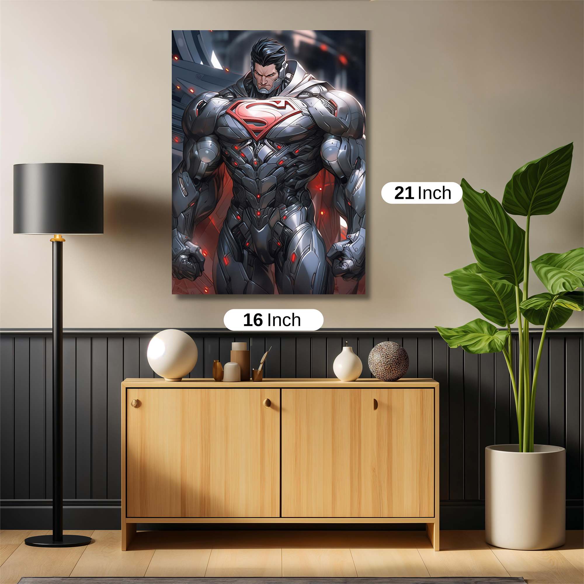 Superman Ascendant Safe Wall Magnetic / M