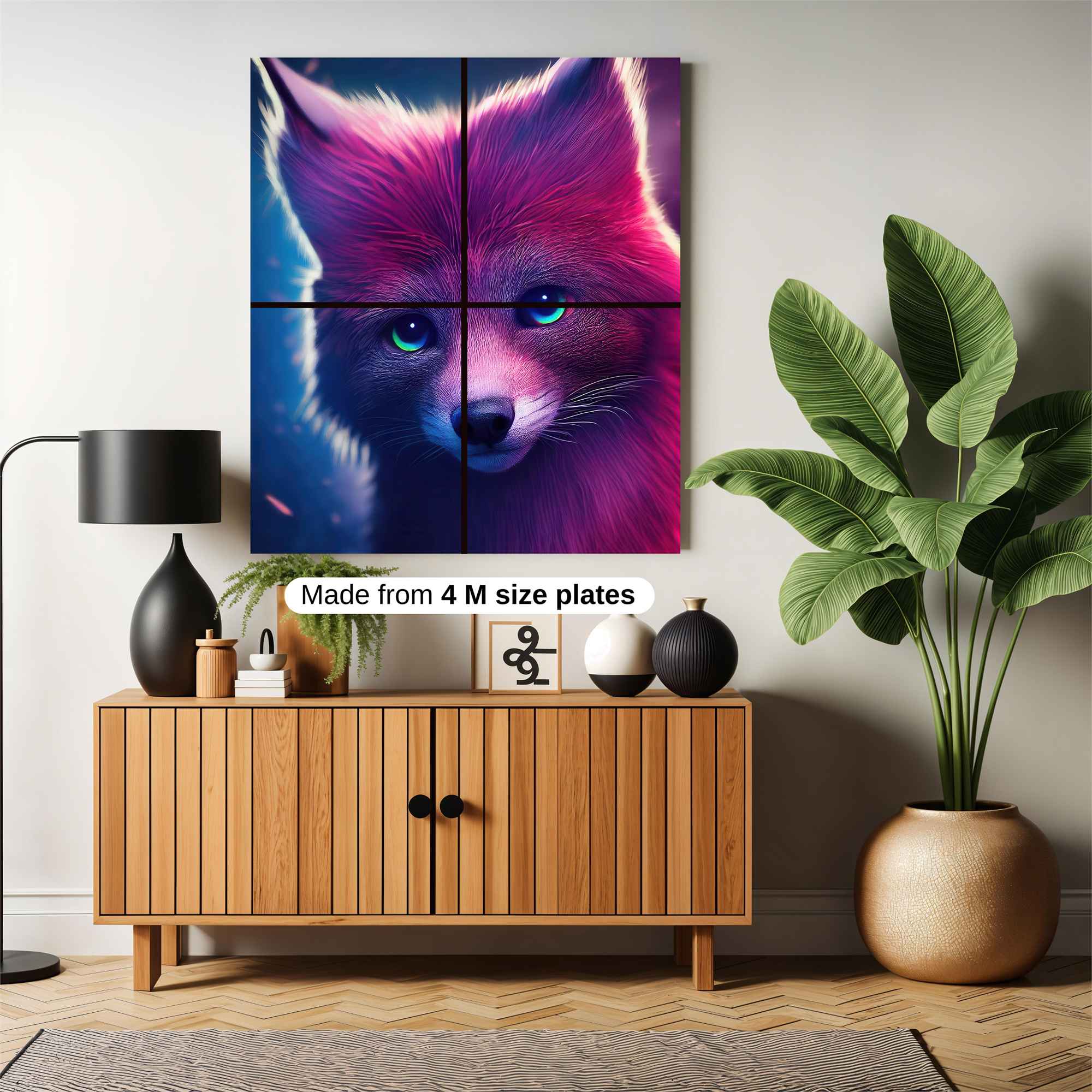 Mystical Fox Safe Wall Magnetic / M