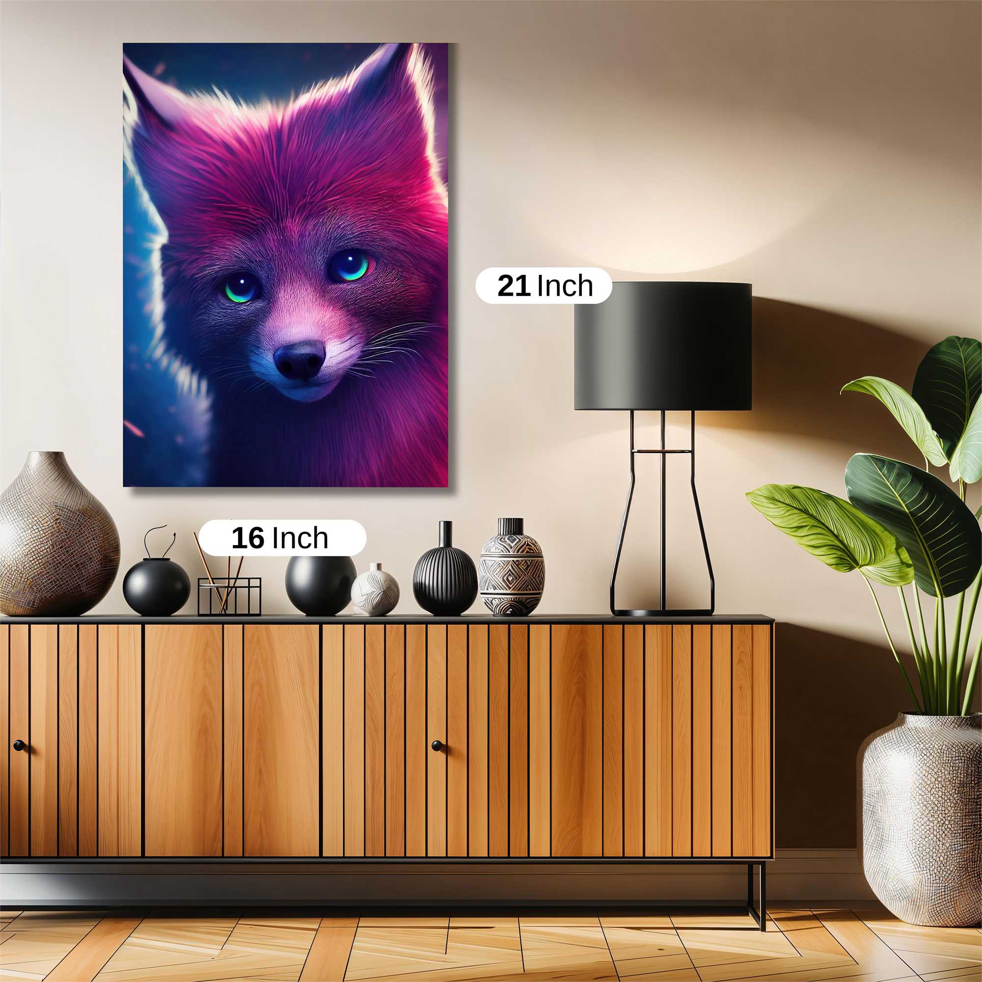 Mystical Fox Safe Wall Magnetic / M