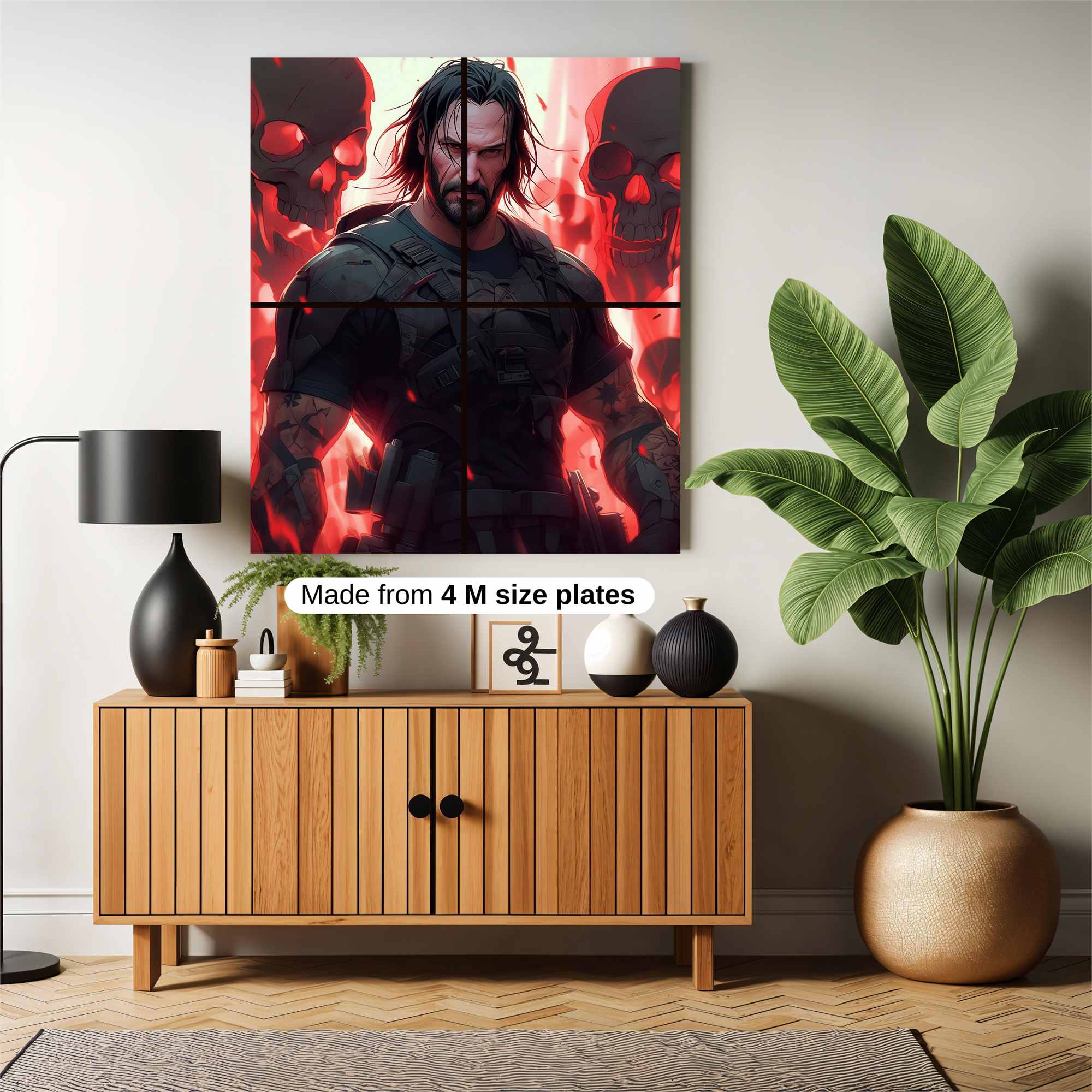 Warrior Inferno Safe Wall Magnetic / M