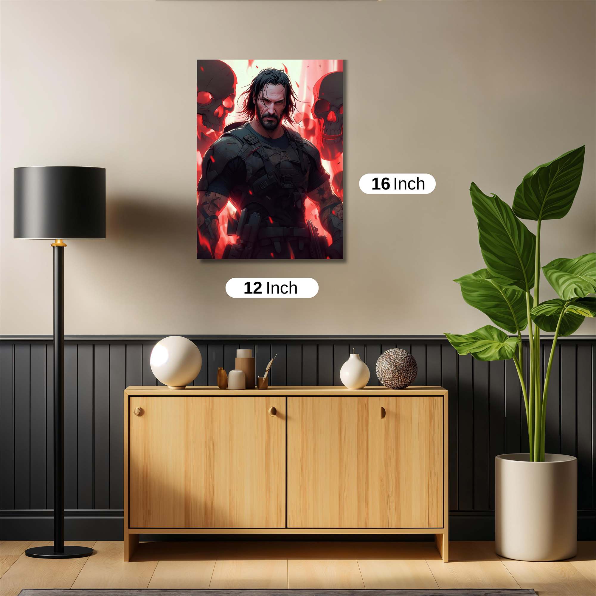 Warrior Inferno Safe Wall Magnetic / M